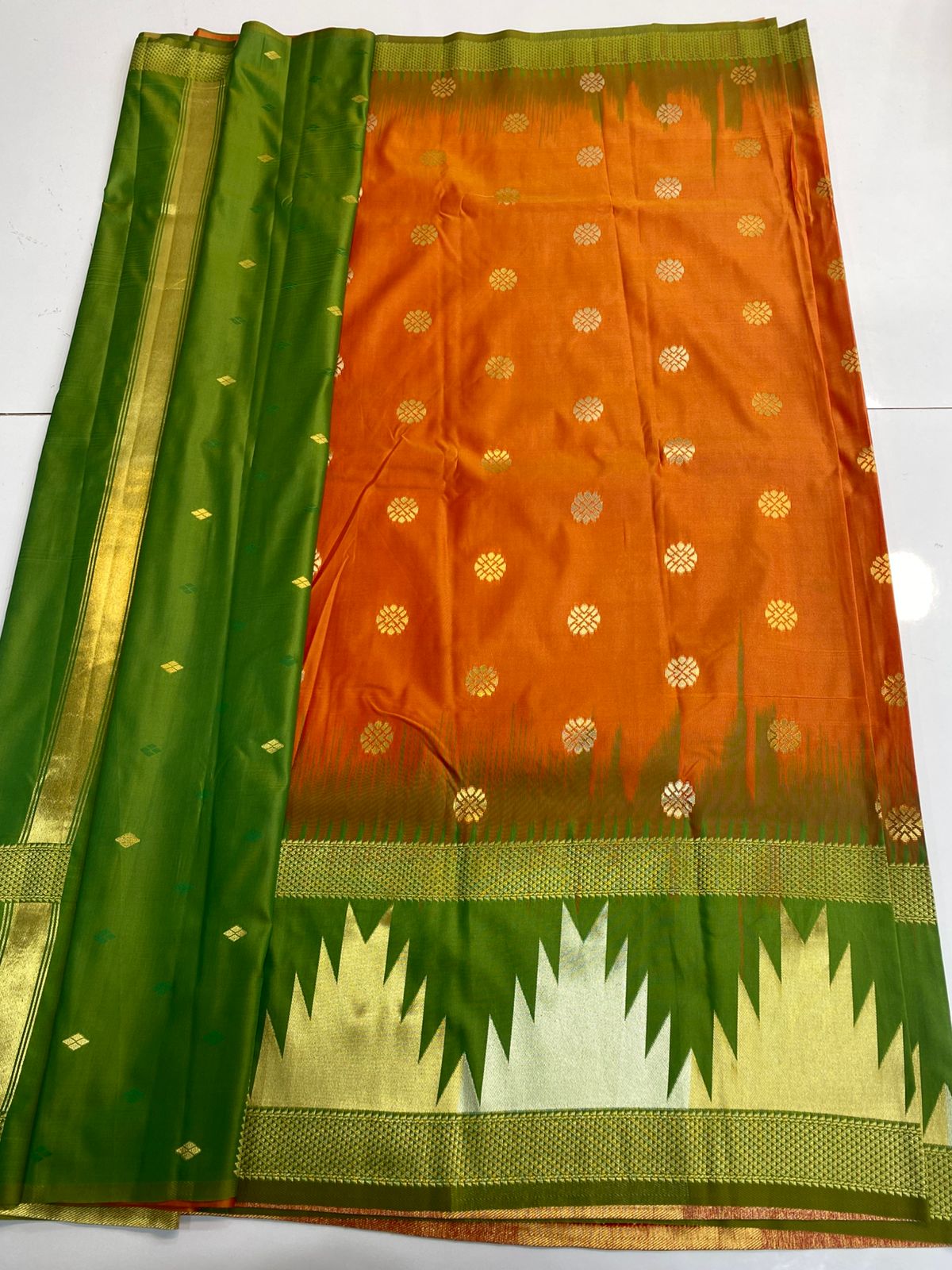 Semi Silk Broket Saree (3167B)