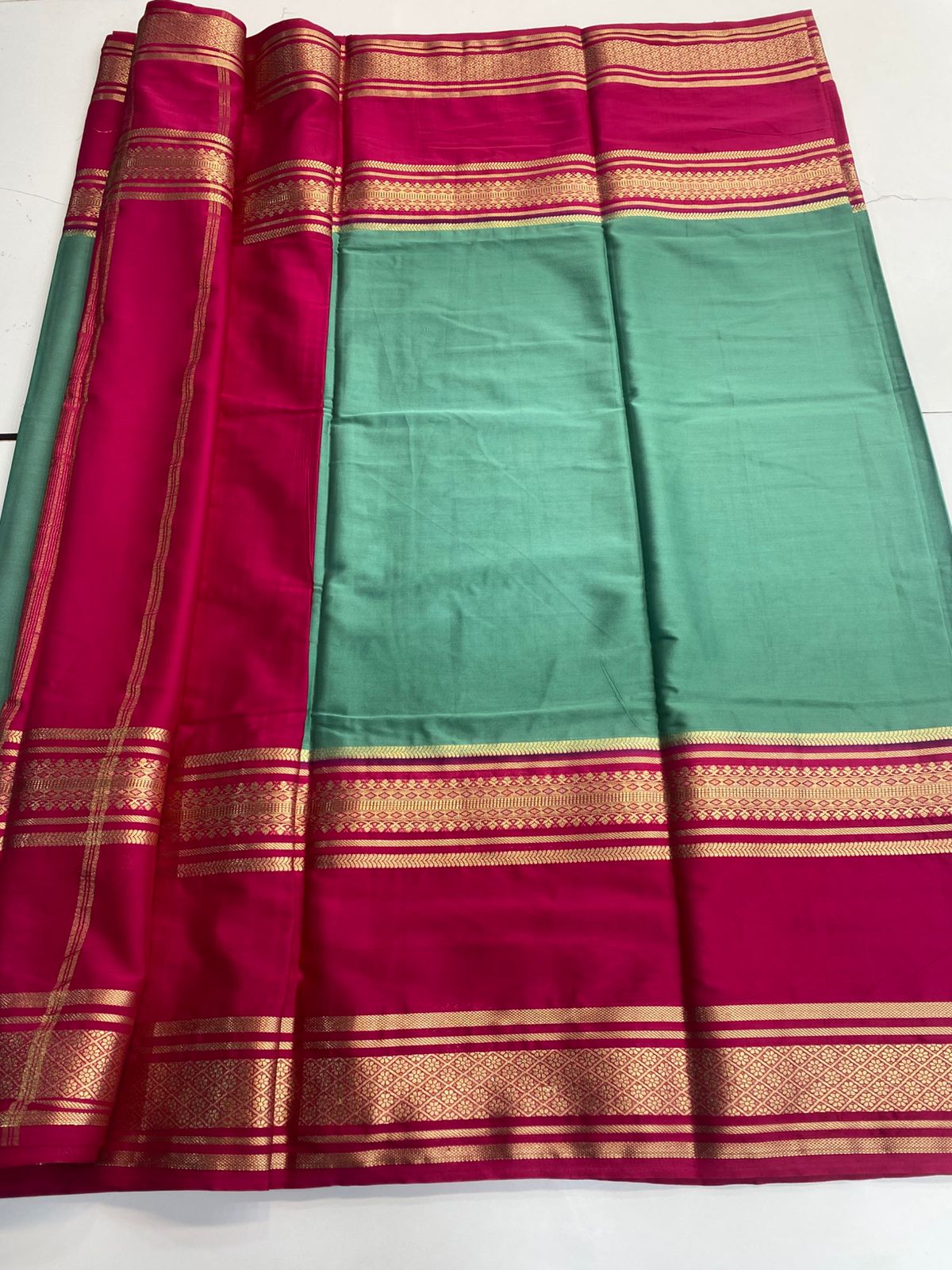 Mysore Crepe Bentex Border Saree(3183)