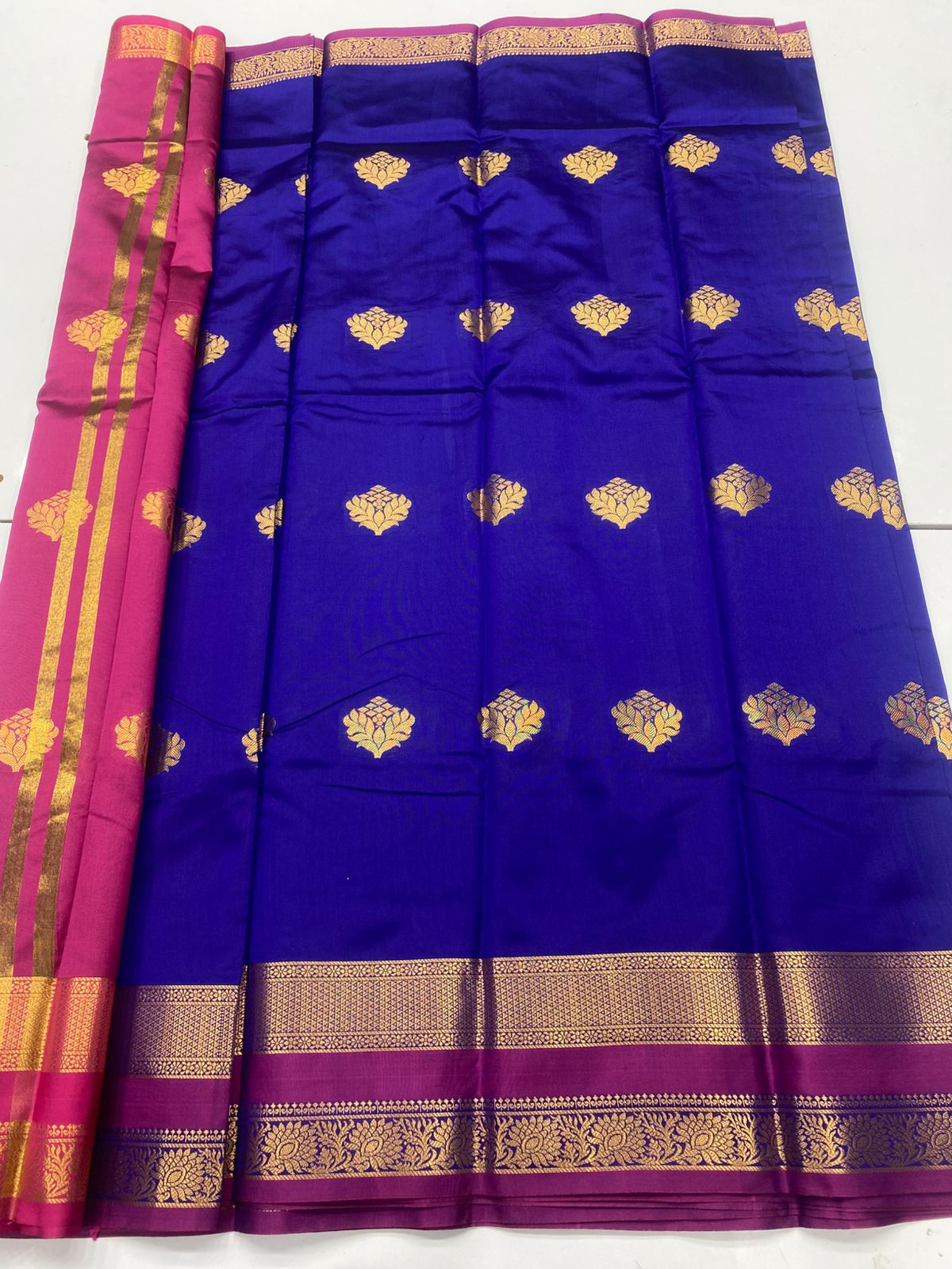 Semi Silk Butta Saree(3190C)