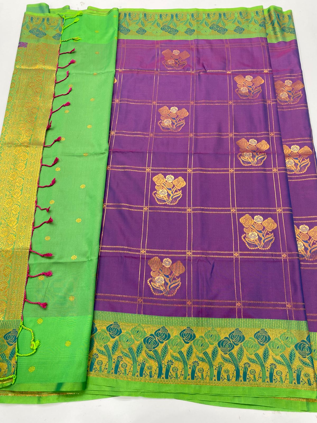 Semi Silk Butta Saree(3256)