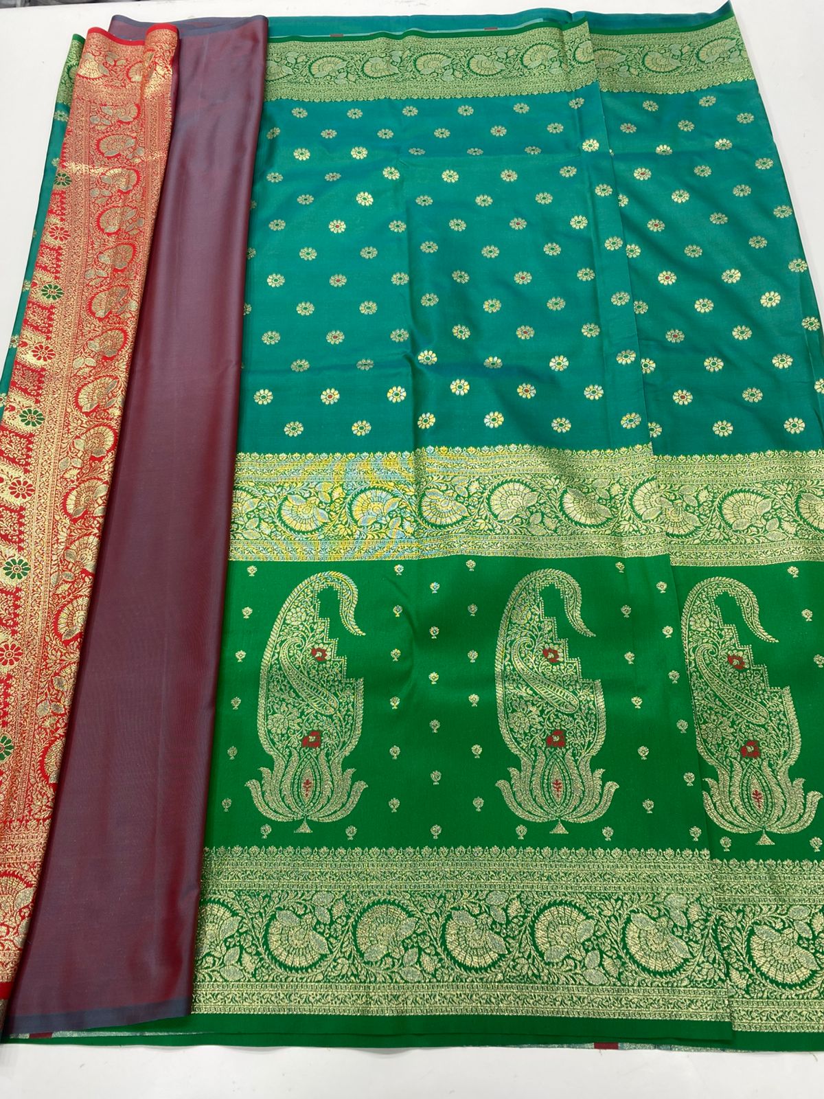Semi Silk Butta Saree(3258B)