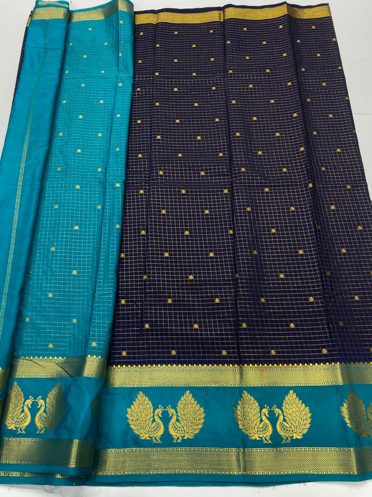 Mysore Crepe Butta Saree(3269D)