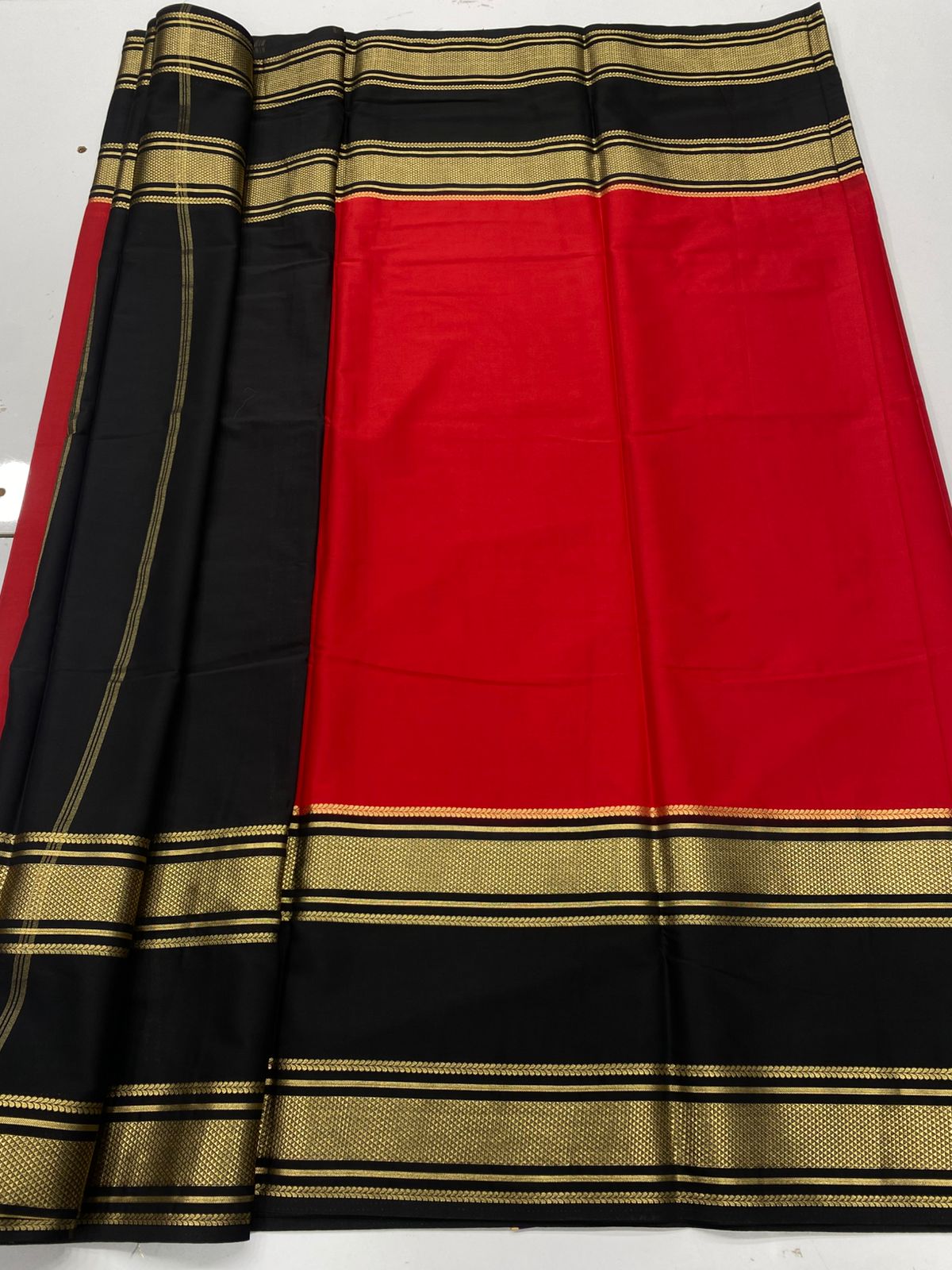 Mysore Crepe Bentex Border Saree(3340)