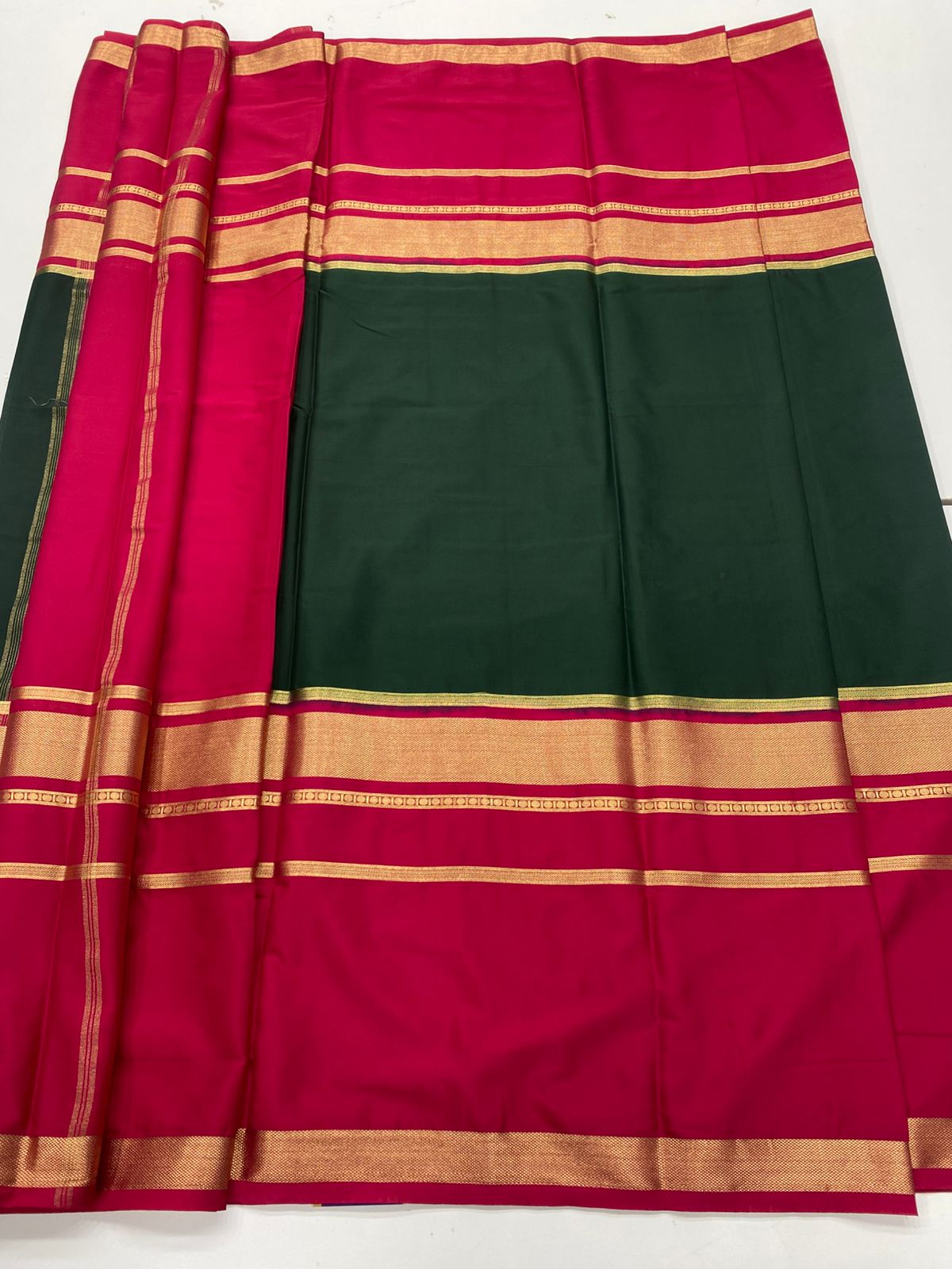 Mysore Crepe Bentex Border Saree ( 3342-R14 )