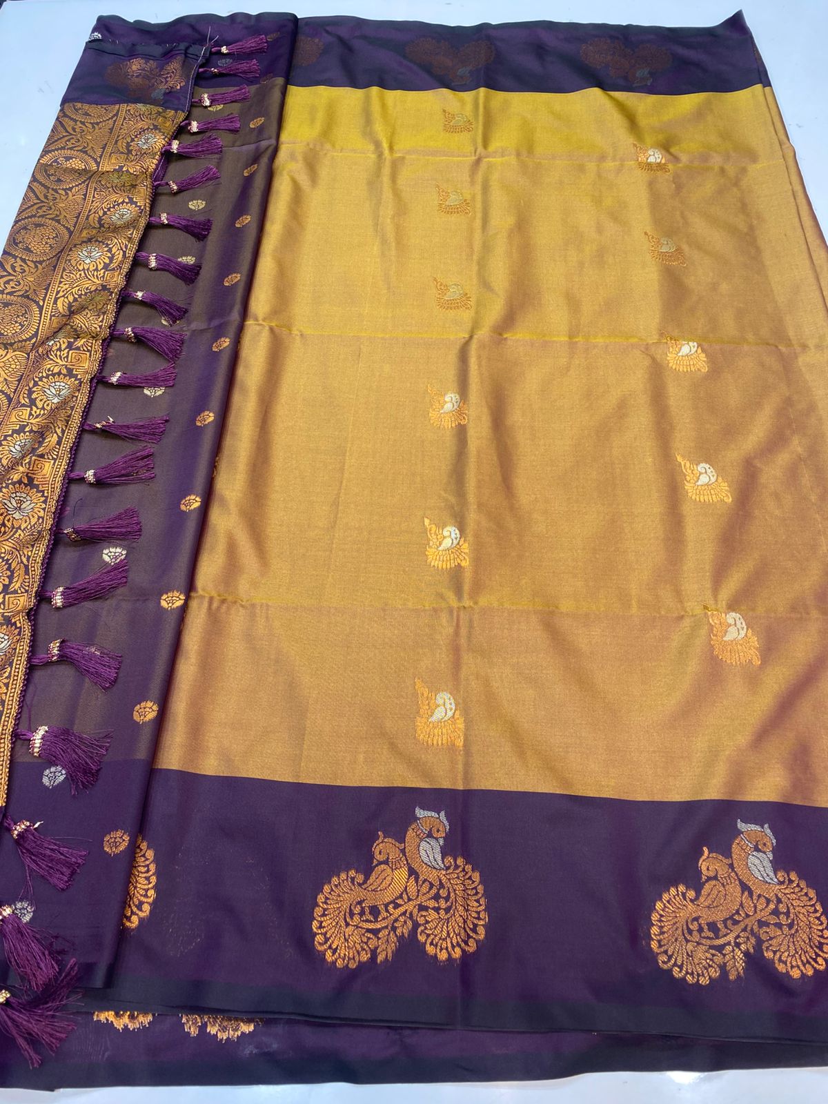 Semi Silk Butta Saree(3257A)