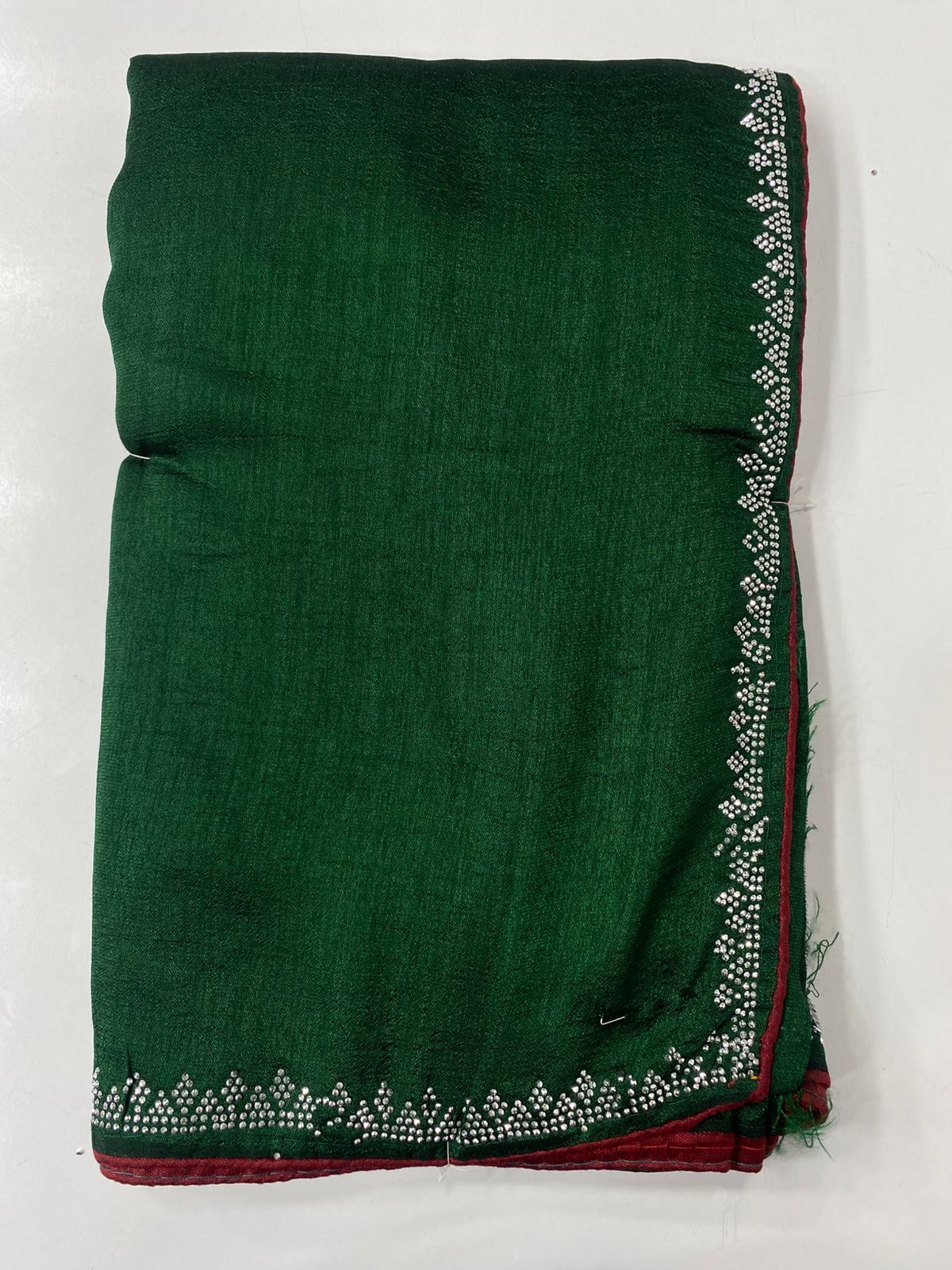 Fancy Stone Border Saree ( 3272A-R42 )