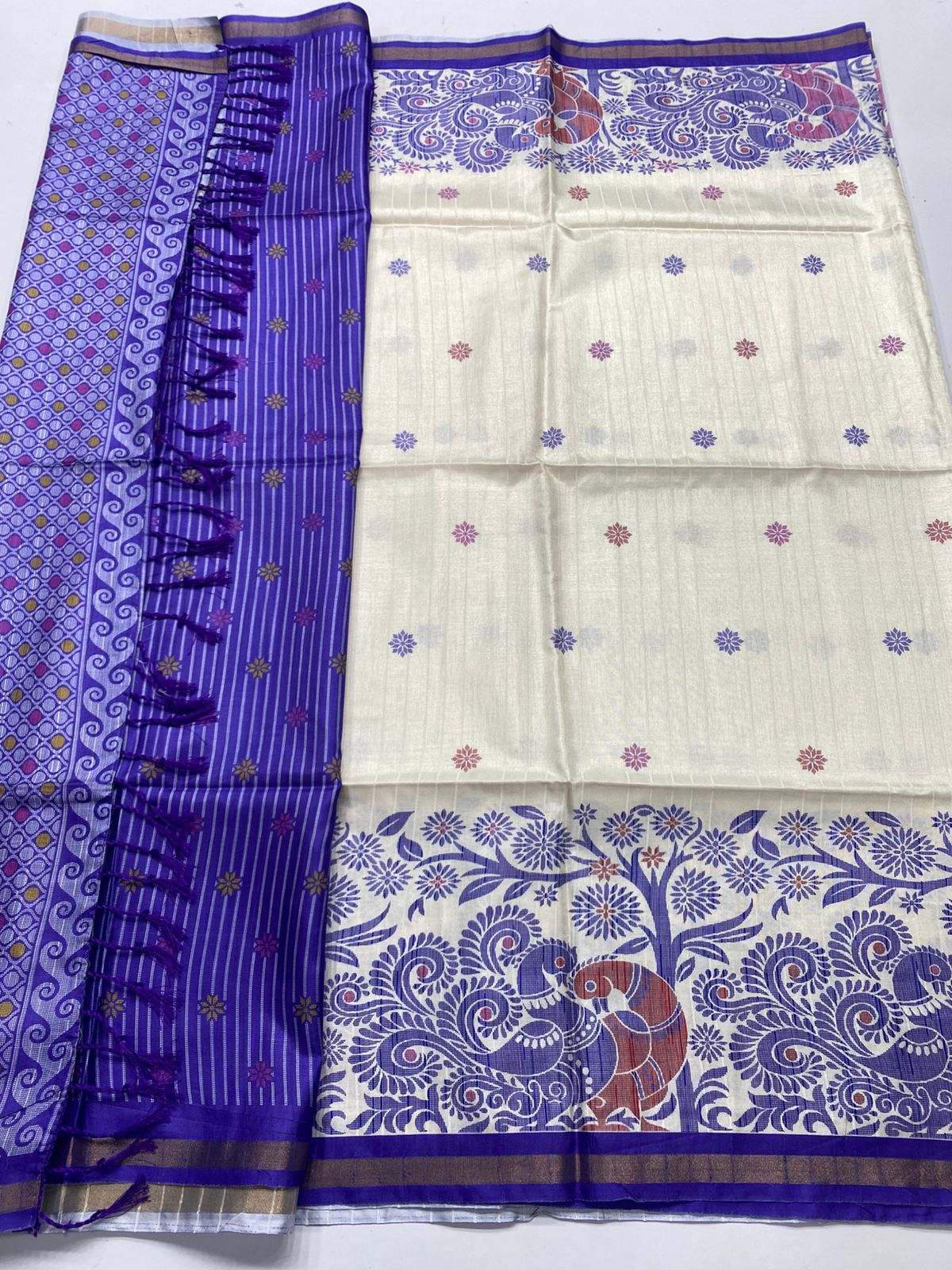 Fancy Soft Silk Saree (3433-R50)