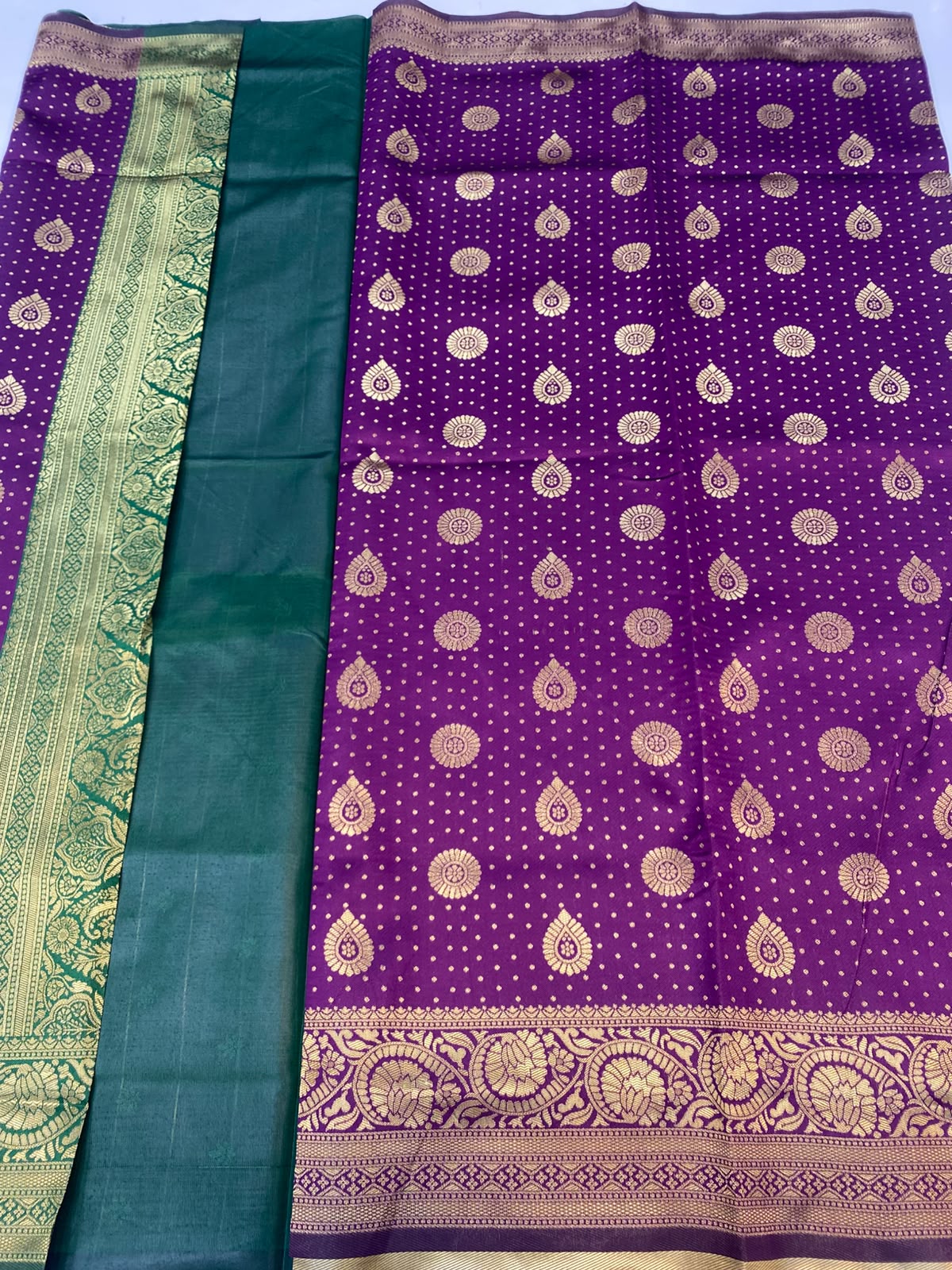 Semi Silk Butta Saree (3466-R11)