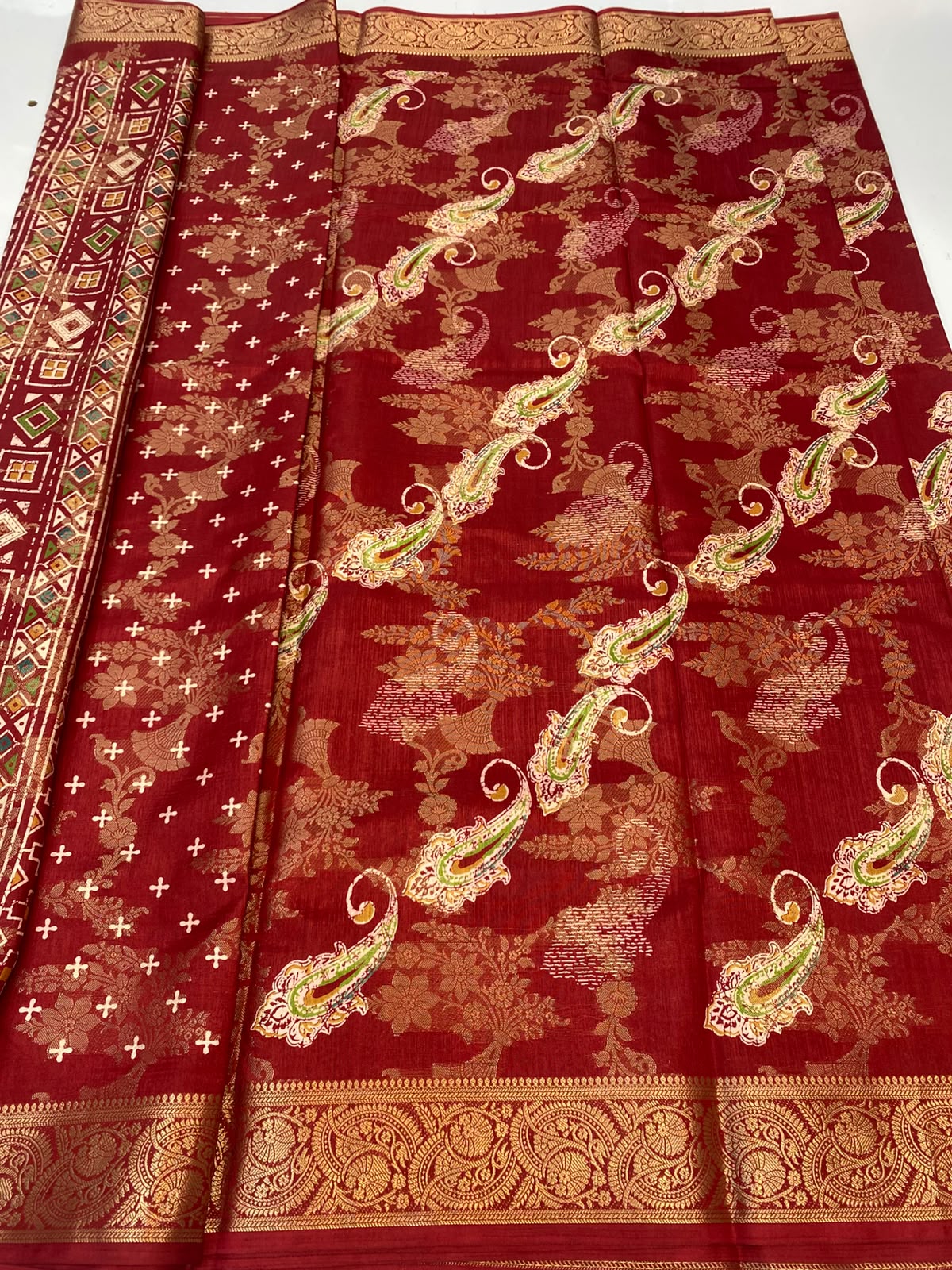 Semi Silk Butta Saree(3413-R24)