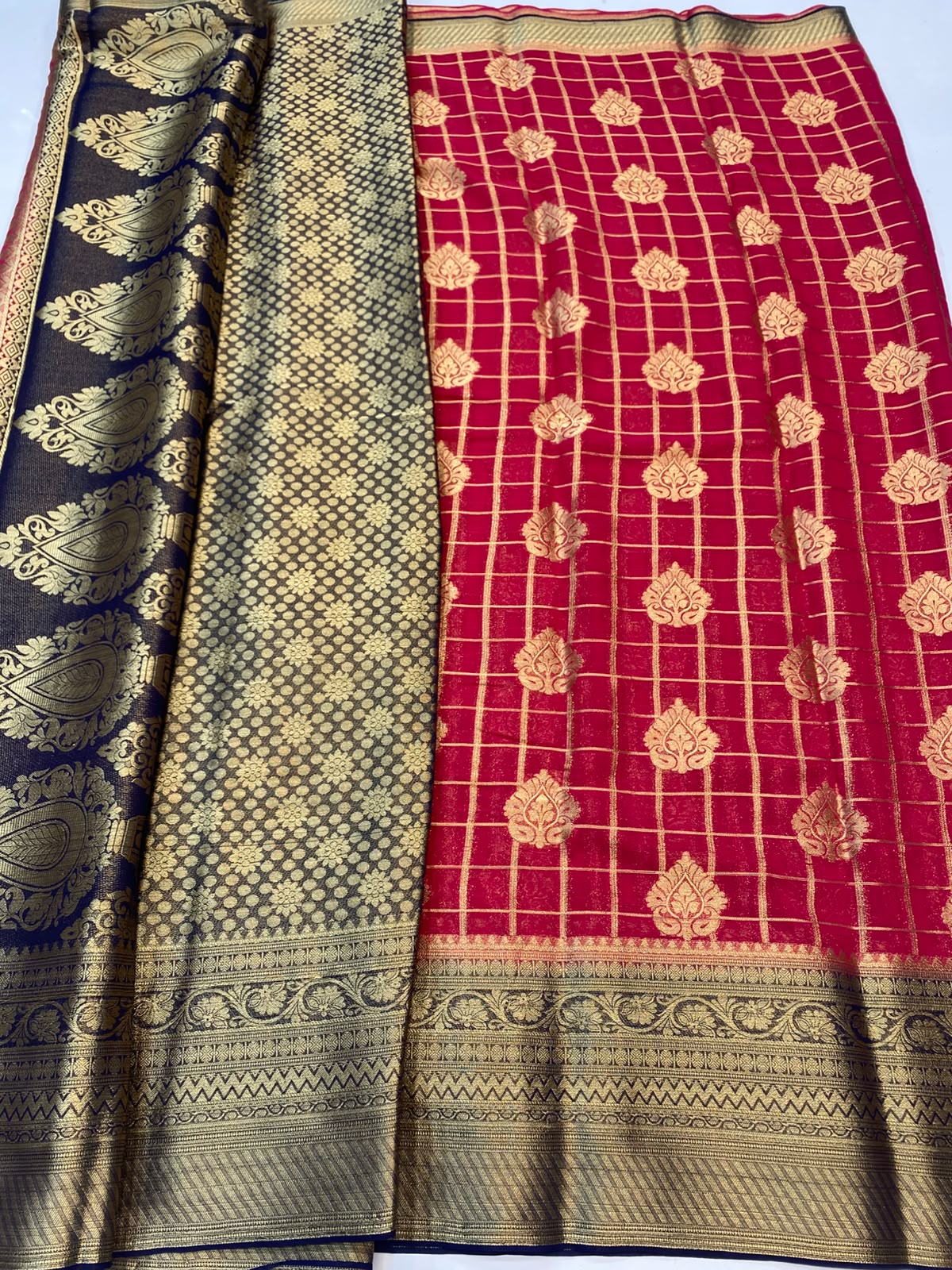 Khaddi Georgette Saree(3493B-R22)