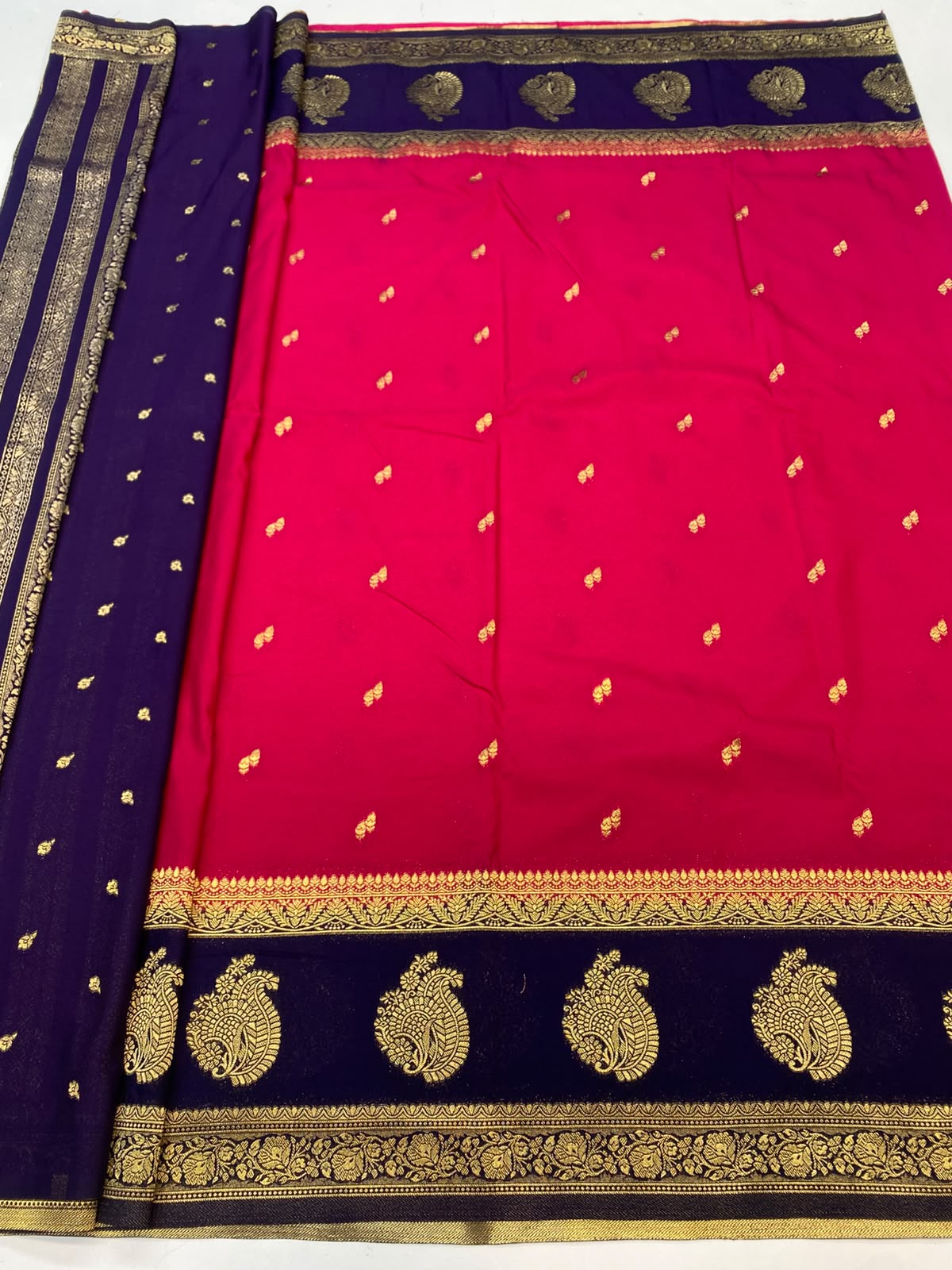 Khaddi Georgette Saree(3490A-R22)
