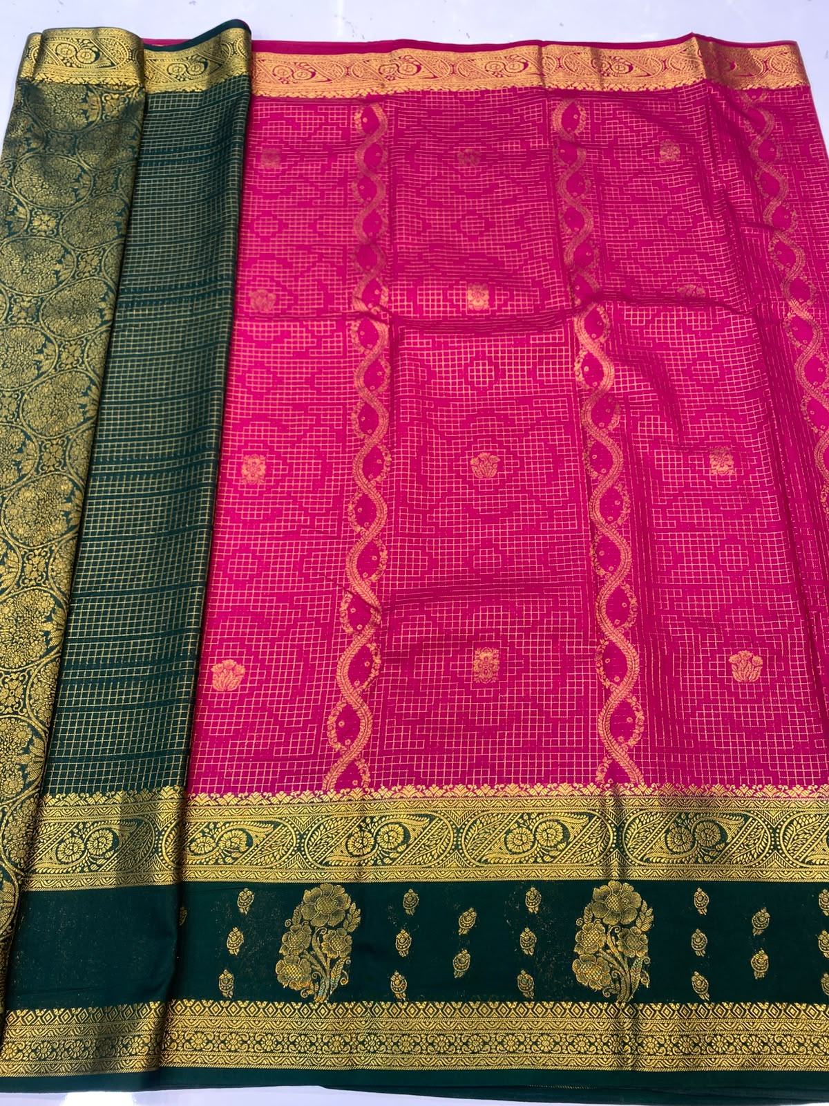 Mysore Chex Butta Saree(3624A-R24)
