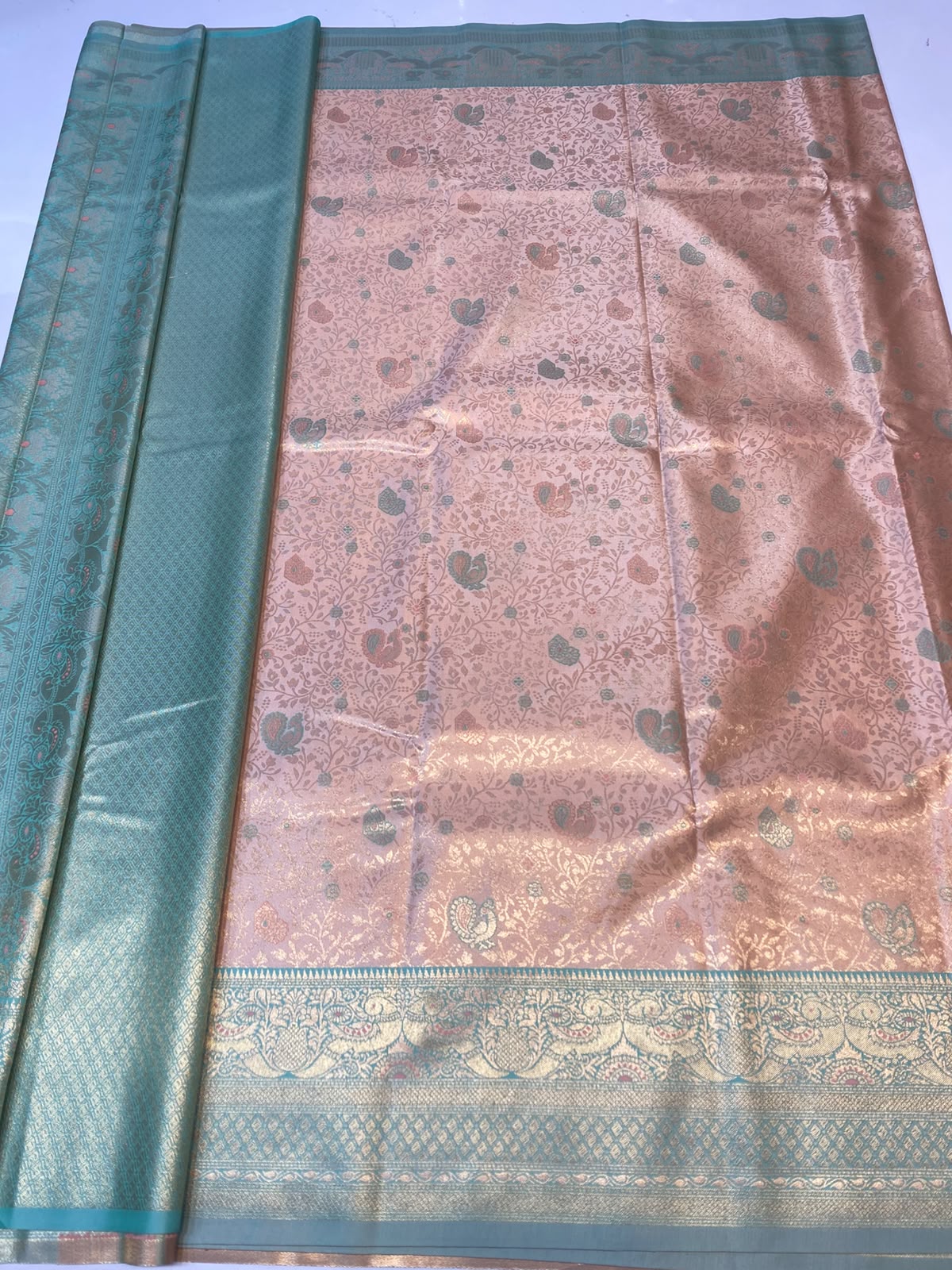 Semi Silk Butta Saree(3778-R5)