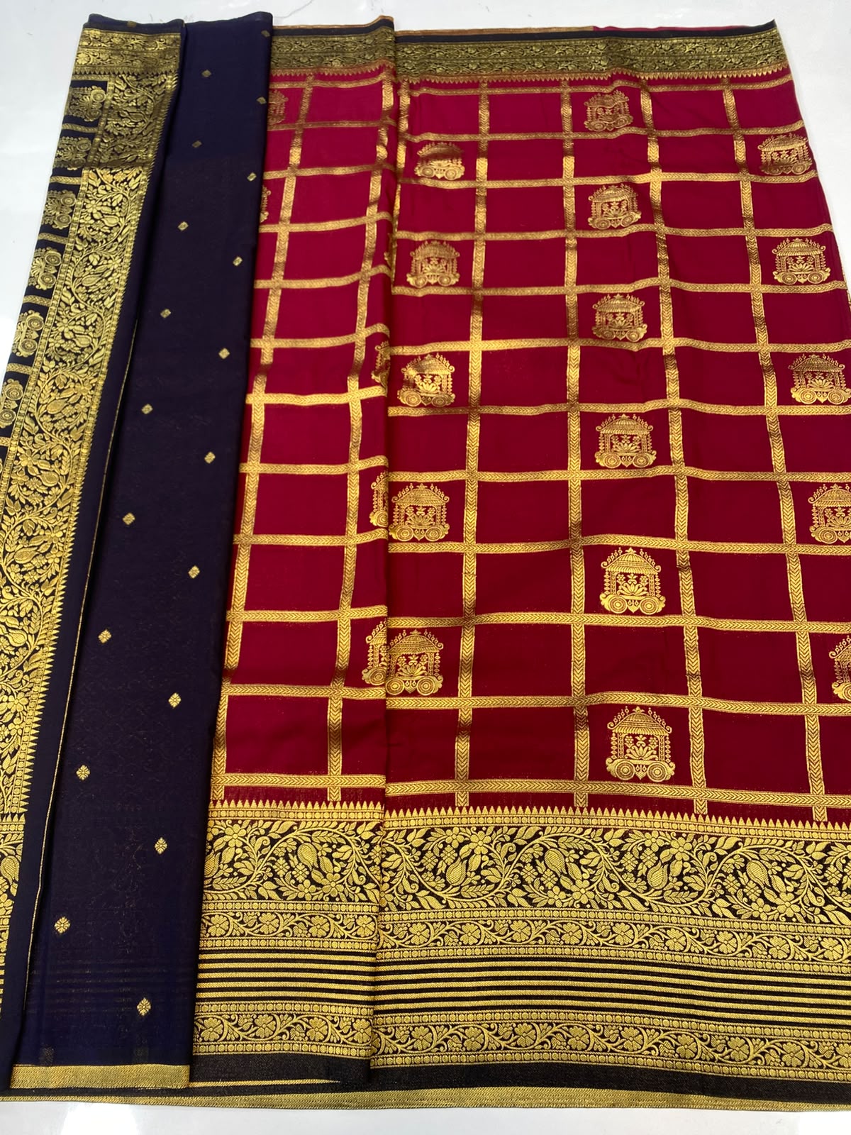 Khaddi Georgette Saree(3787C-R33)