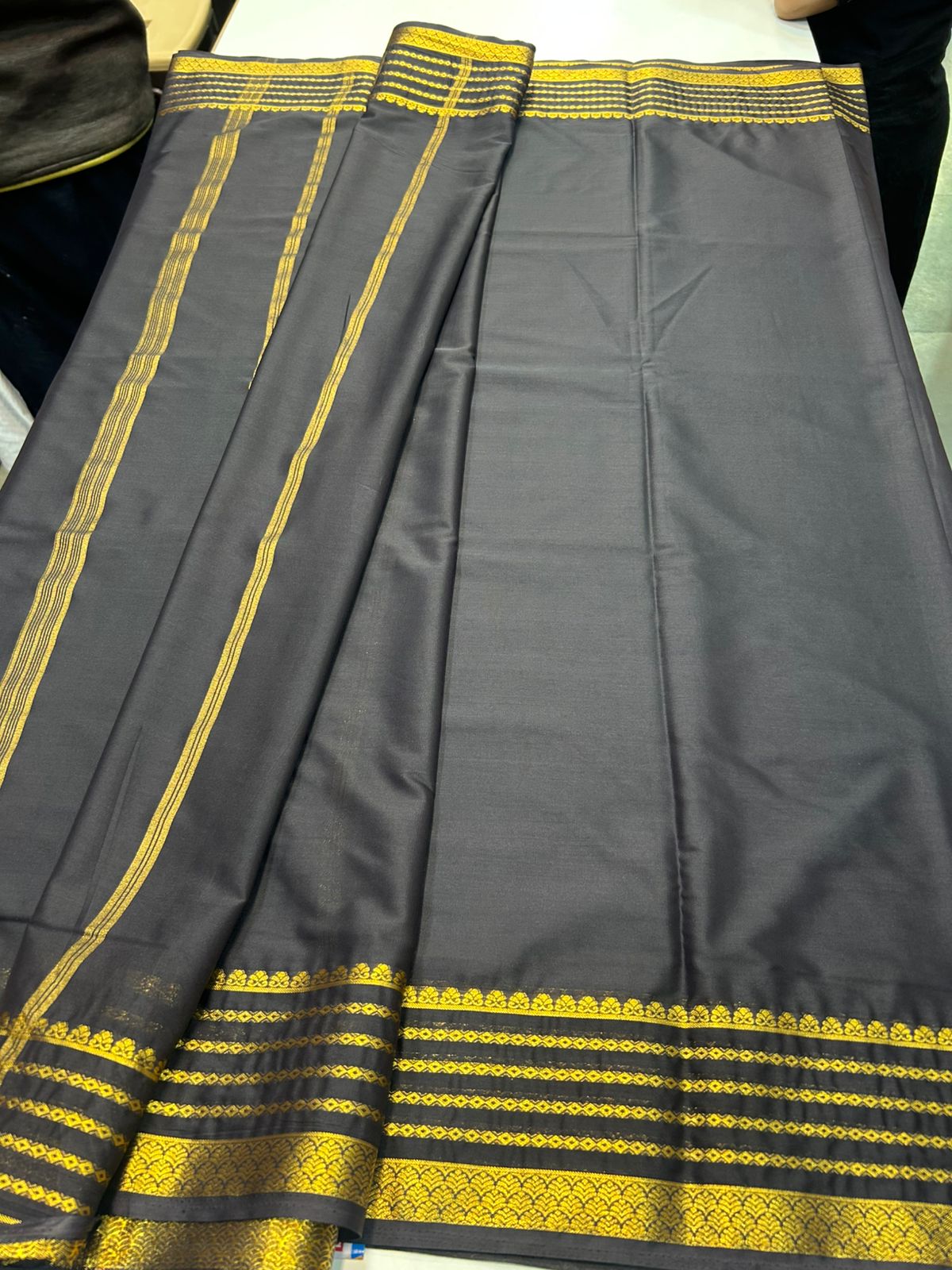 Crepe Self Saree Plain Blouse (2424A)