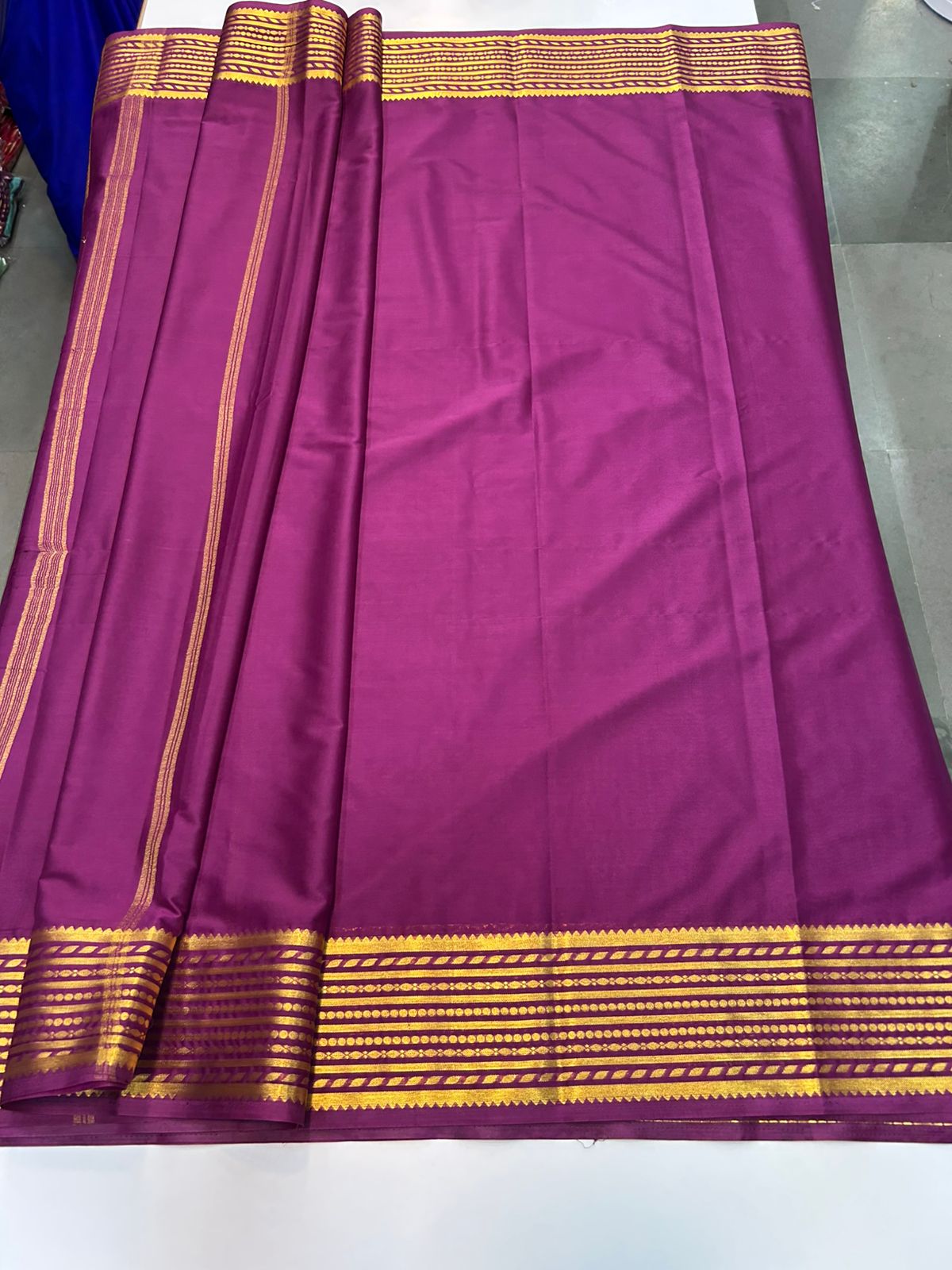 Mysore Crepe Self Saree (2540A)