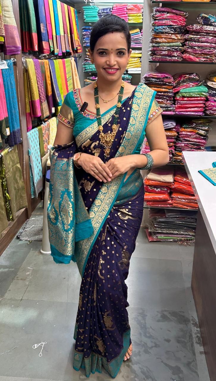 Georgette Butta RichPallu Saree (2523)