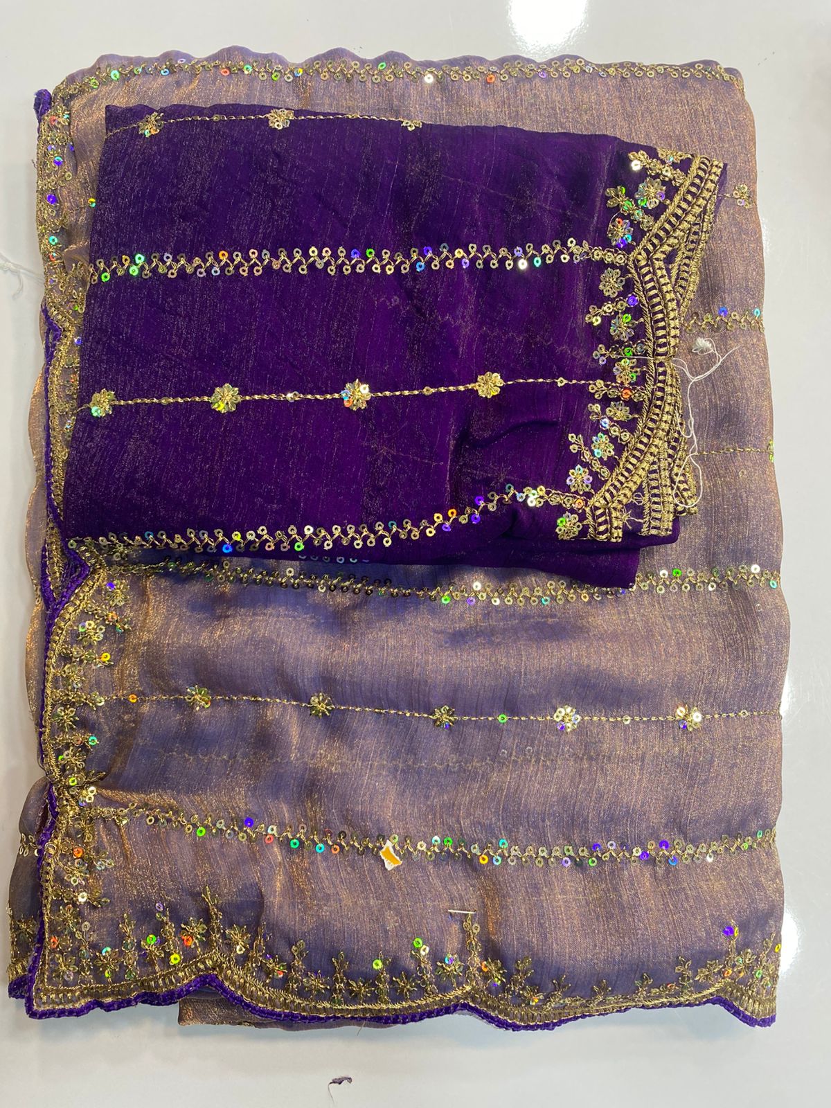 Fancy Space Silk Saree (3097)