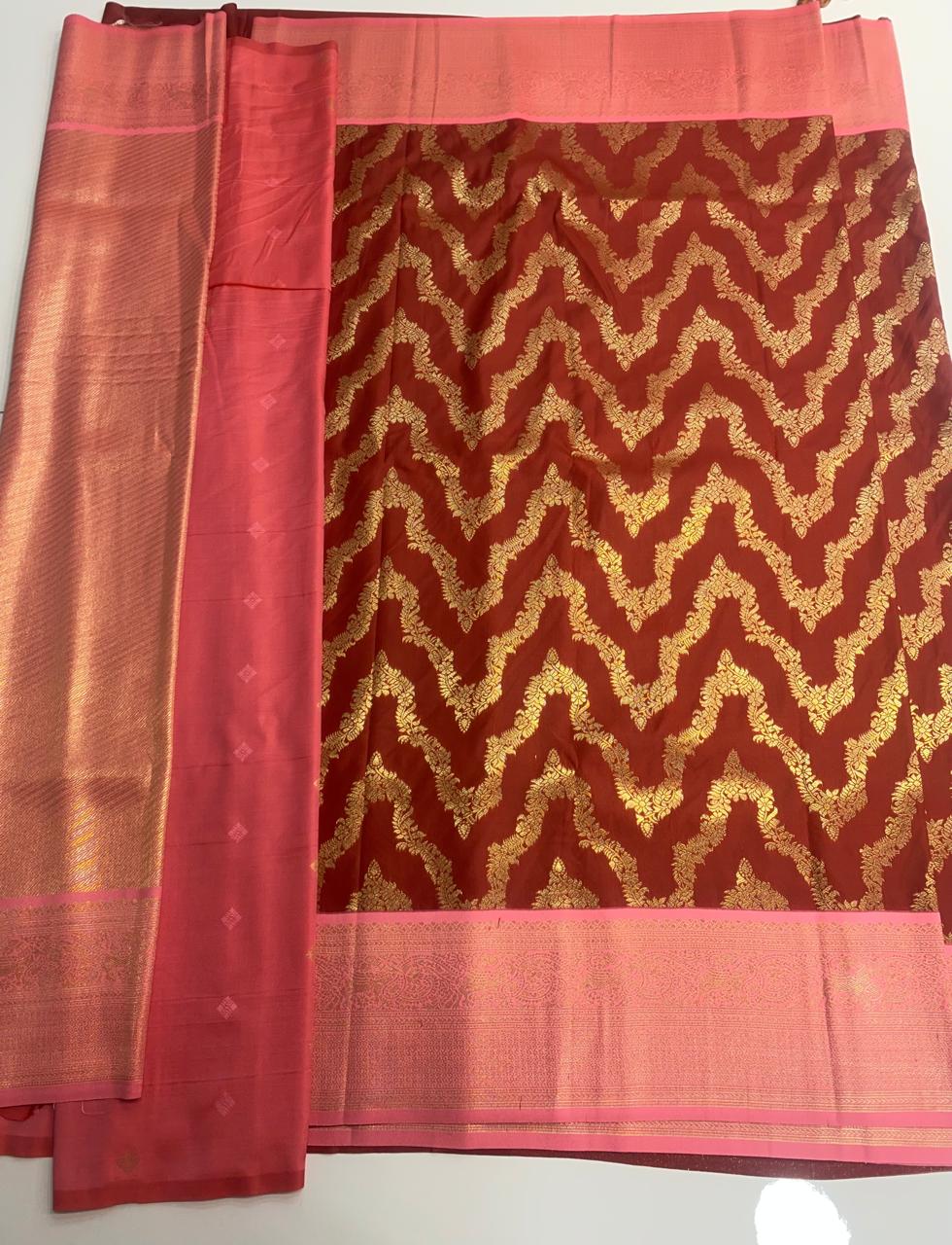Kanchipuram semi silk saree (3124)
