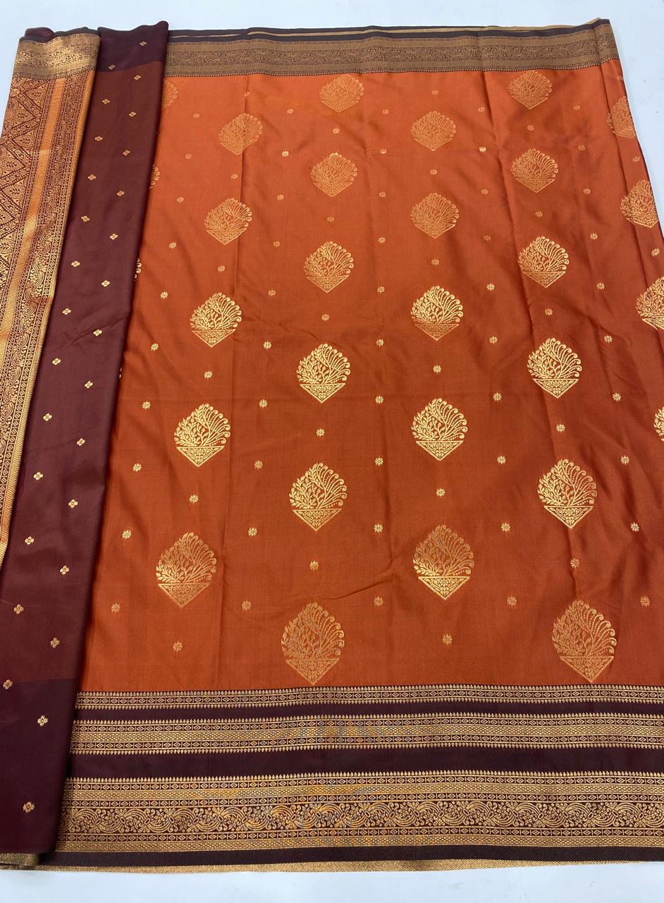 Semi Silk Butta Saree(3248C)