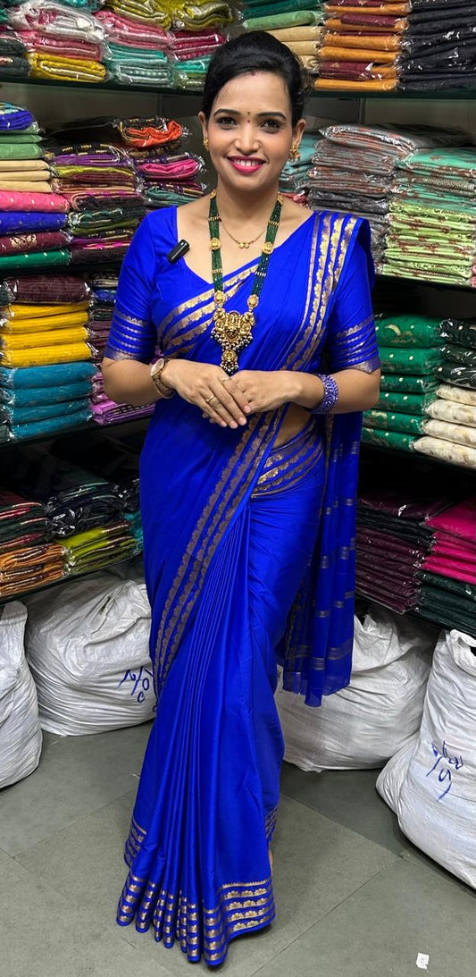 Mysore Crepe Self Saree (2540A)