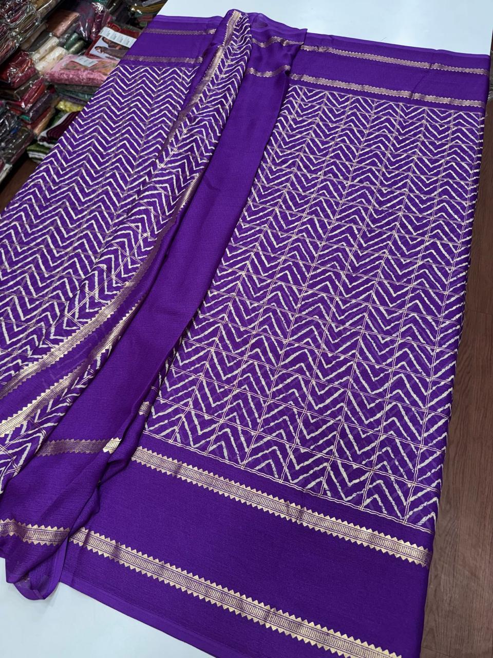 Georgette Self Saree Plain Blouse (2413)