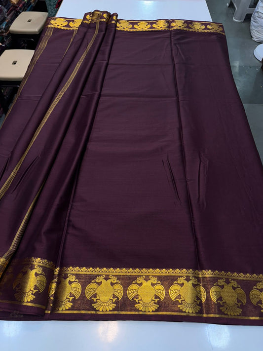 Crepe Self Saree Plain Blouse (2424C)