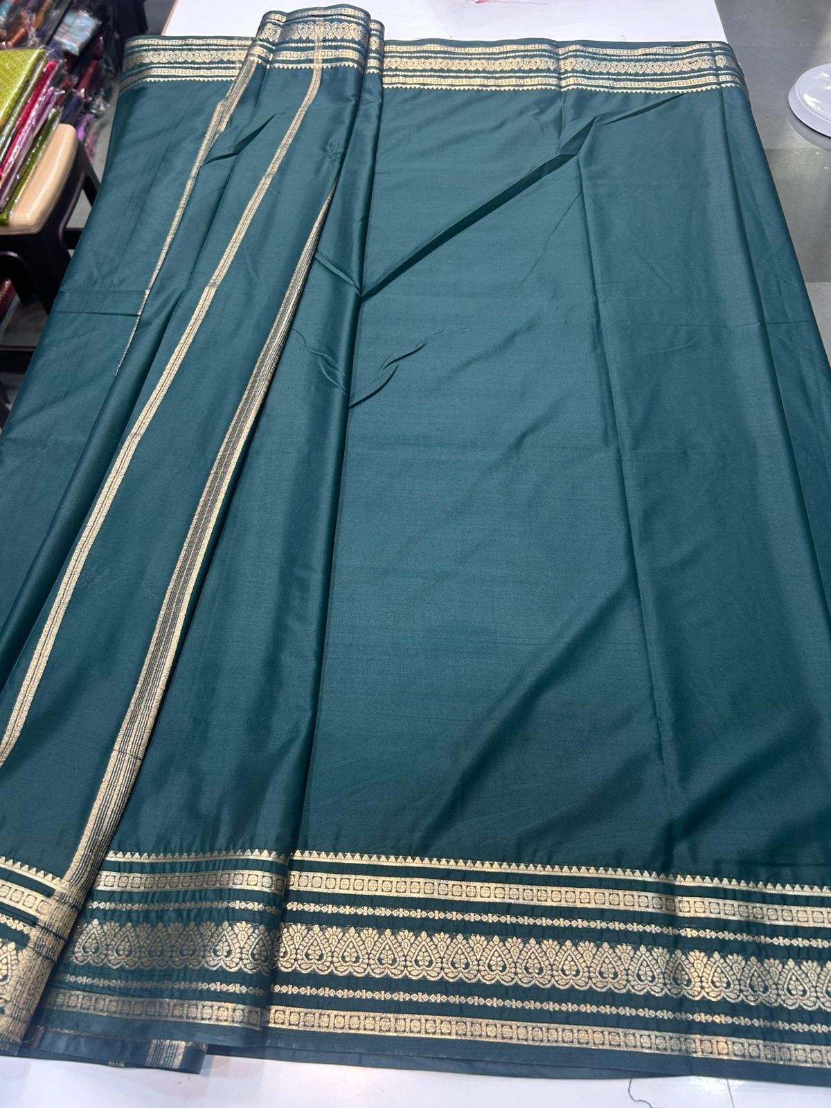 Crepe Self Saree Plain Blouse (2424D)