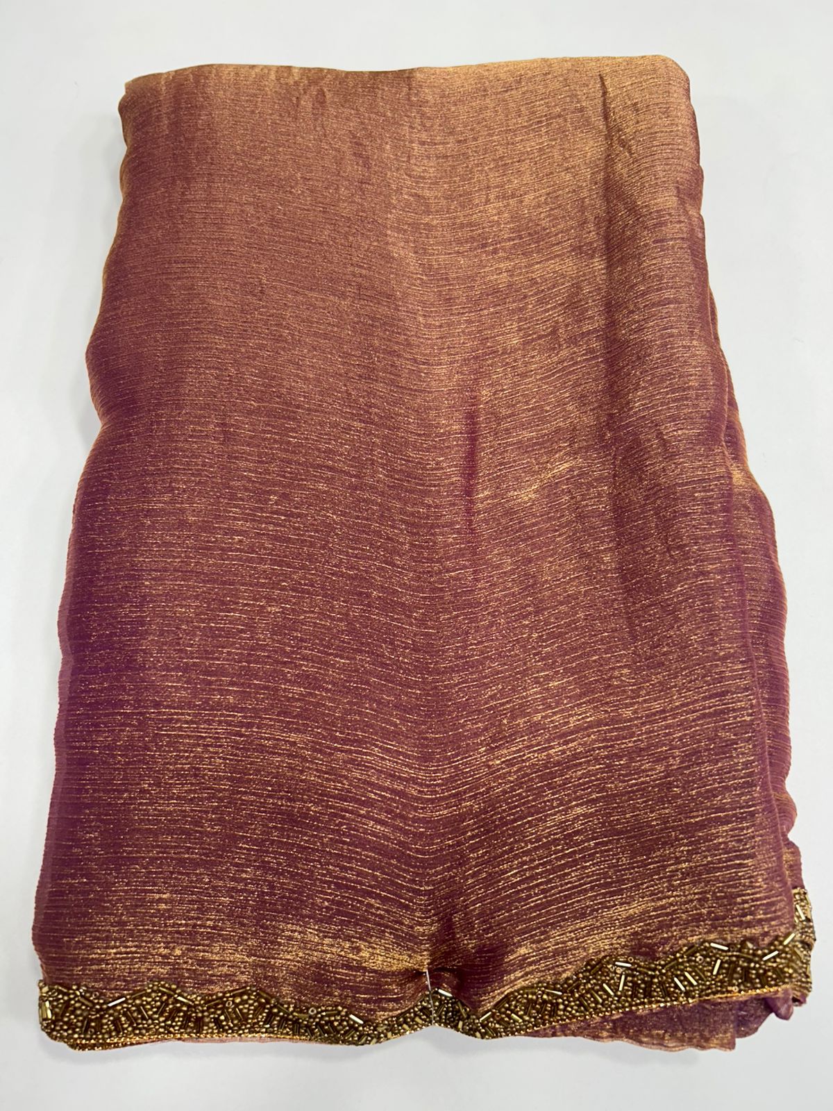 Fancy Crushed Shimmer Saree (2451A)