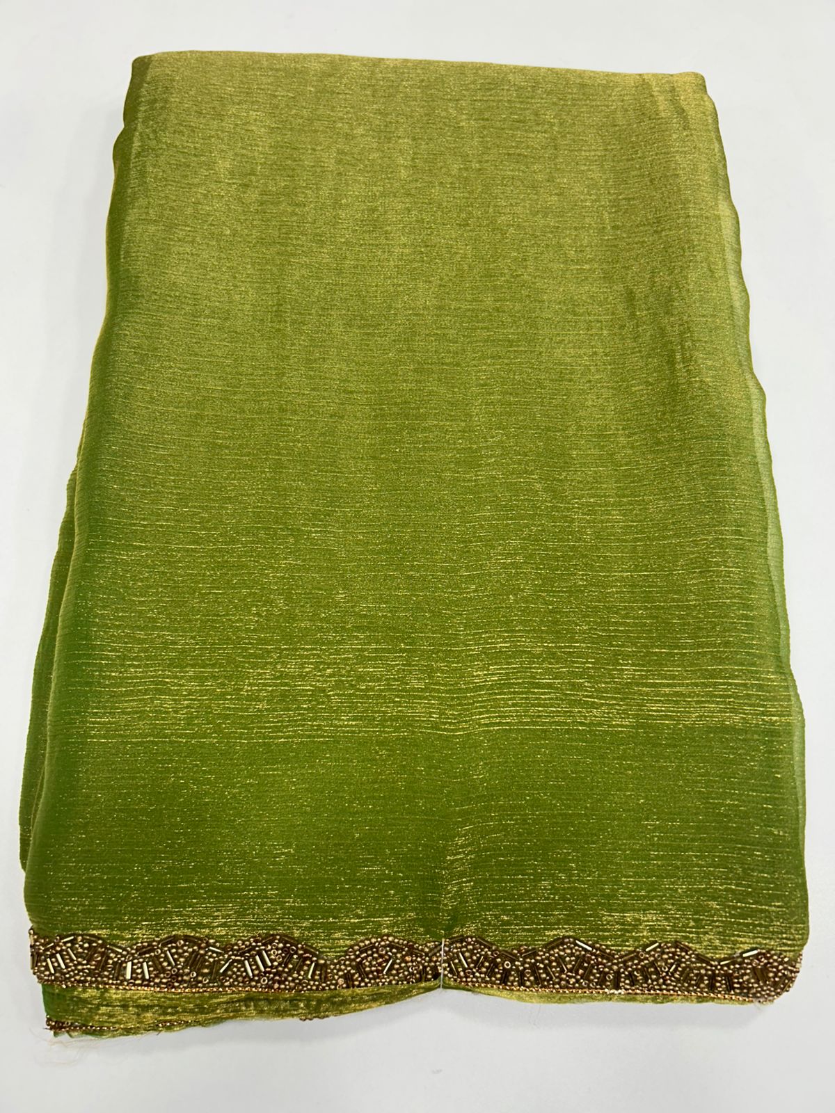 Fancy Crushed Shimmer Saree (2451A)
