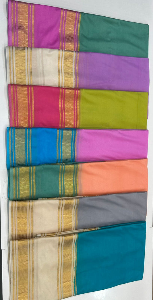 Crepe Bentex Border Saree (2439J)