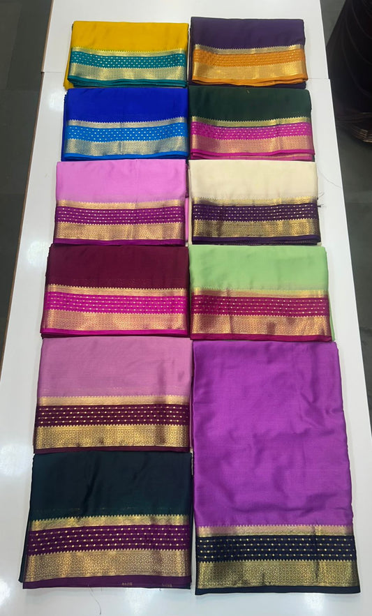 Crepe Premium Saree Contrast Blouse (2440F)