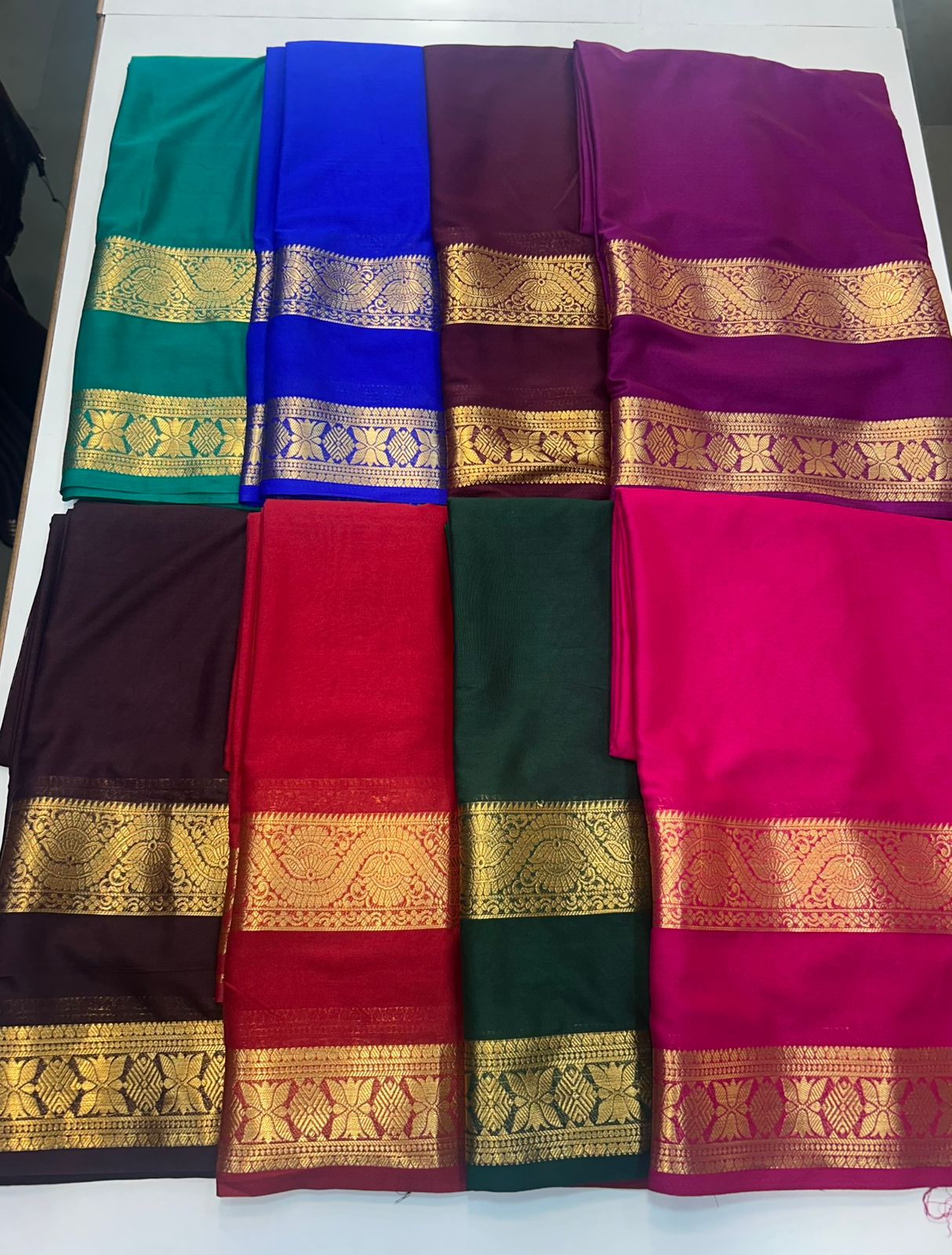 Crepe Self Saree (2507)