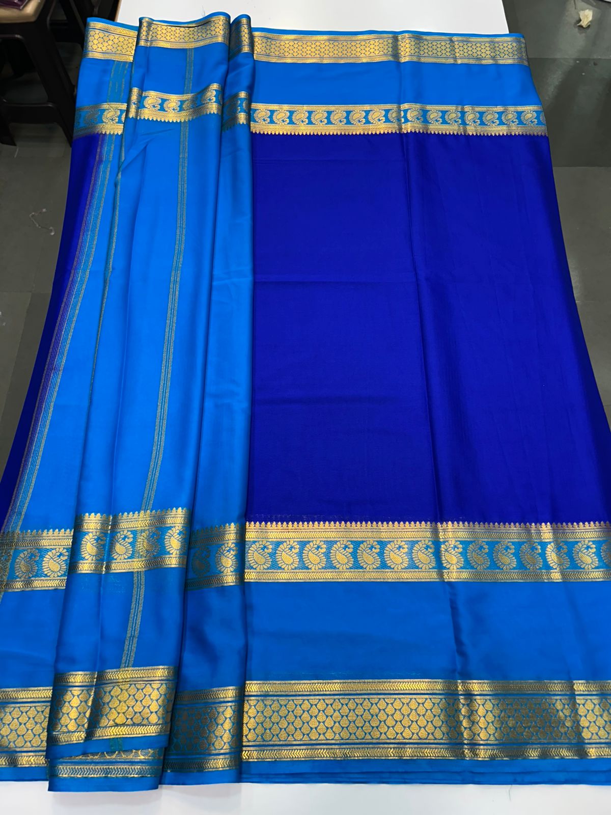 Crepe Mango Big Bentex Saree (2510B)