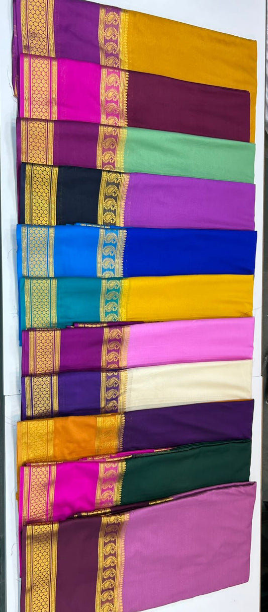 Crepe Mango Big Bentex Saree (2510B)