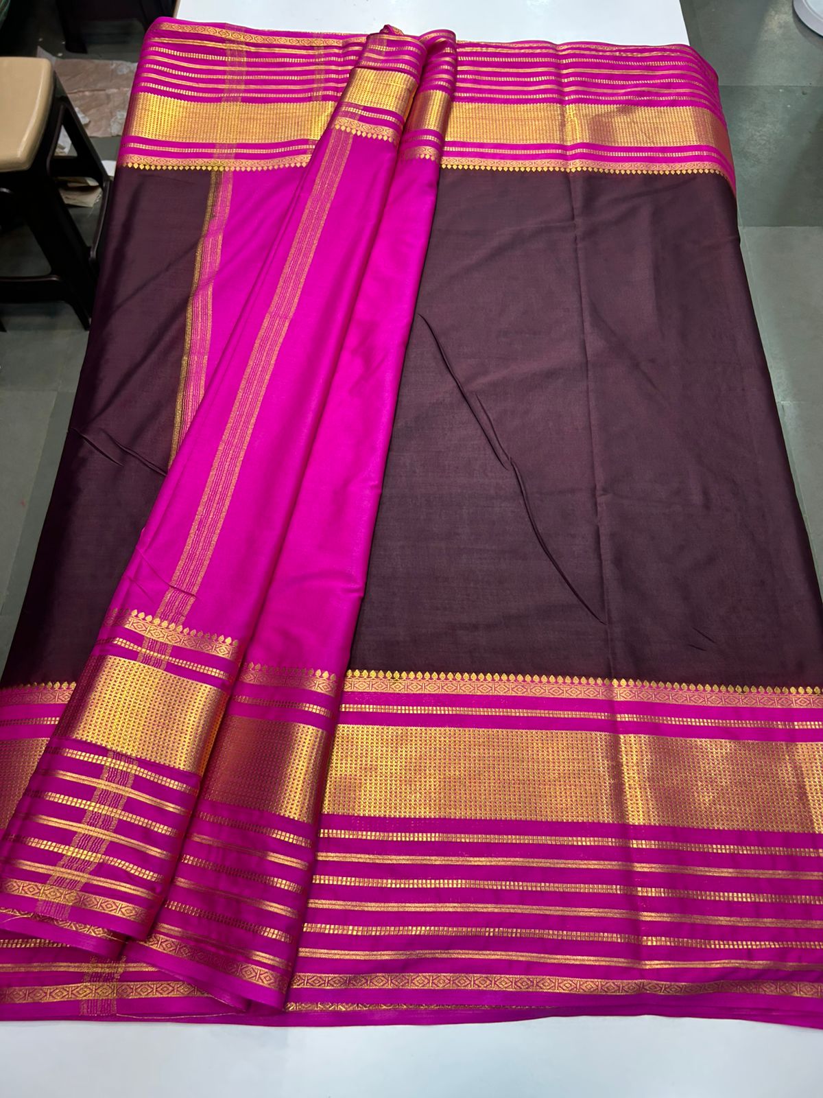 Mysore Crepe Bentex Saree (2513)