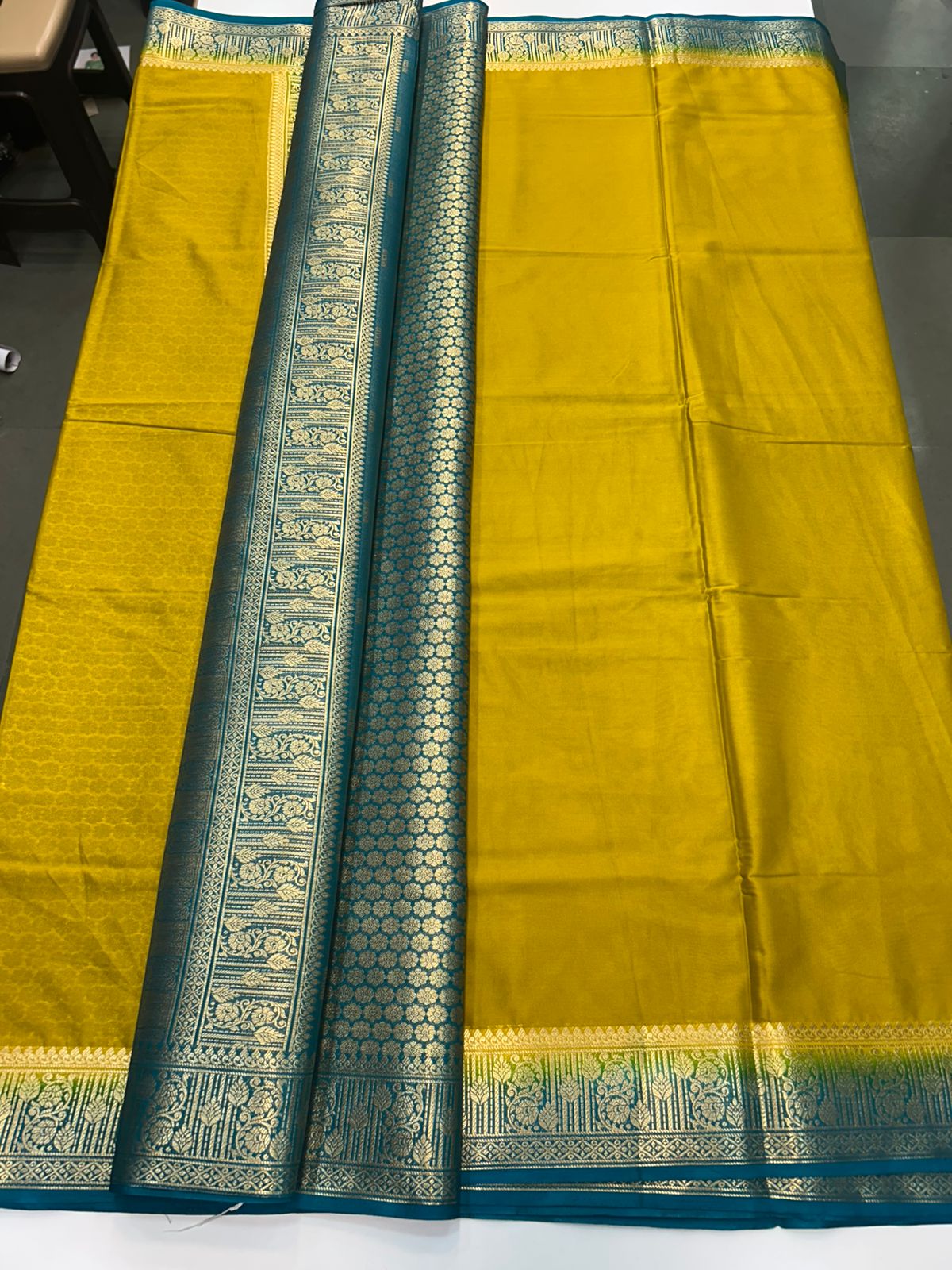 Mysore Crepe Saree Rich Pallu (2514)