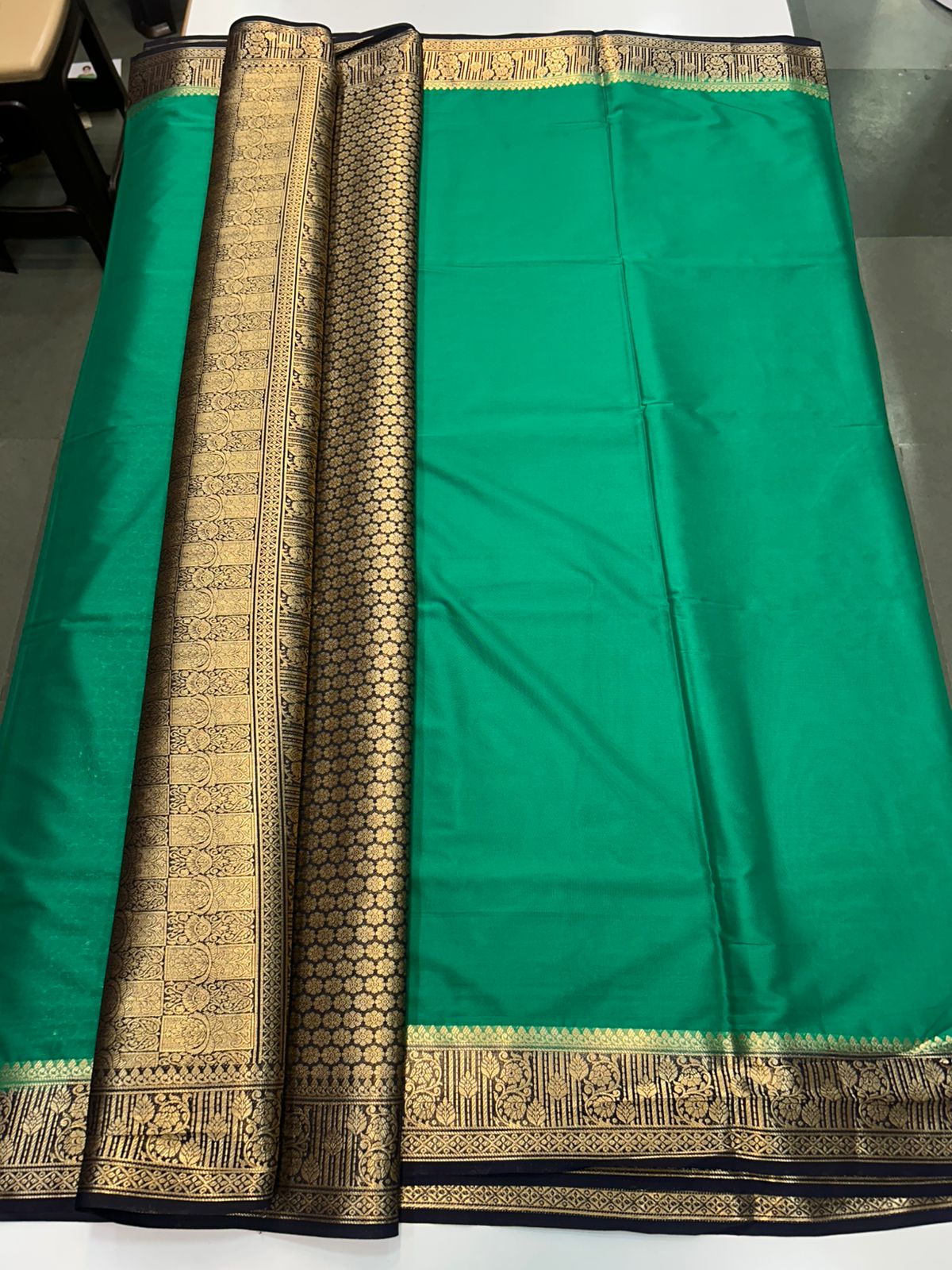 Mysore Crepe Saree Rich Pallu (2514)