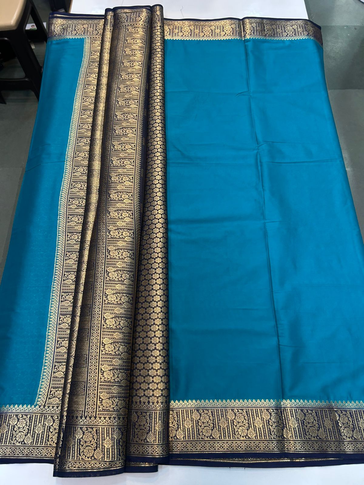 Mysore Crepe Saree Rich Pallu (2514)