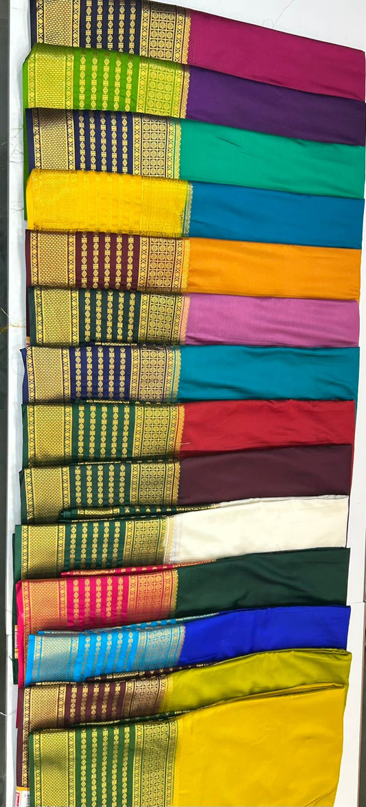 Mysore Crepe Bentex Border Saree (2526)