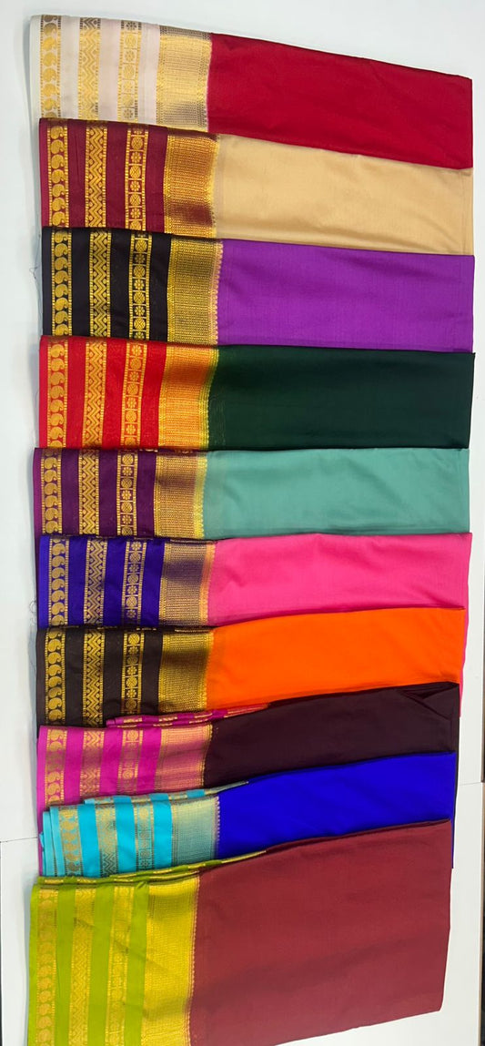 Mysore Crepe Big Bentex Saree (2534A)