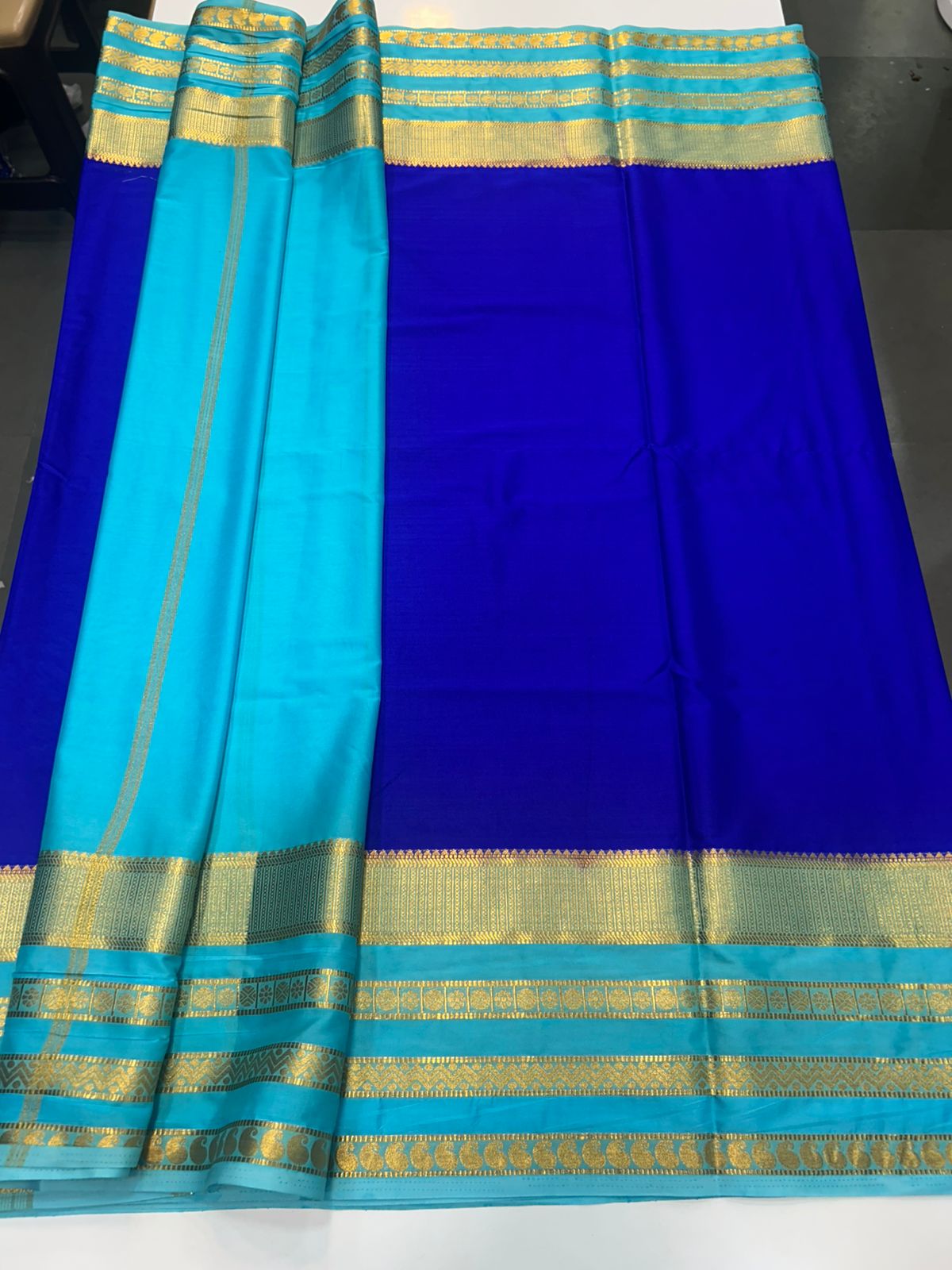 Mysore Crepe Big Bentex Saree (2534A)