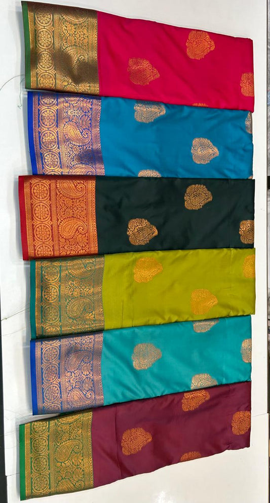 Semi Silk Butta Saree (2530)