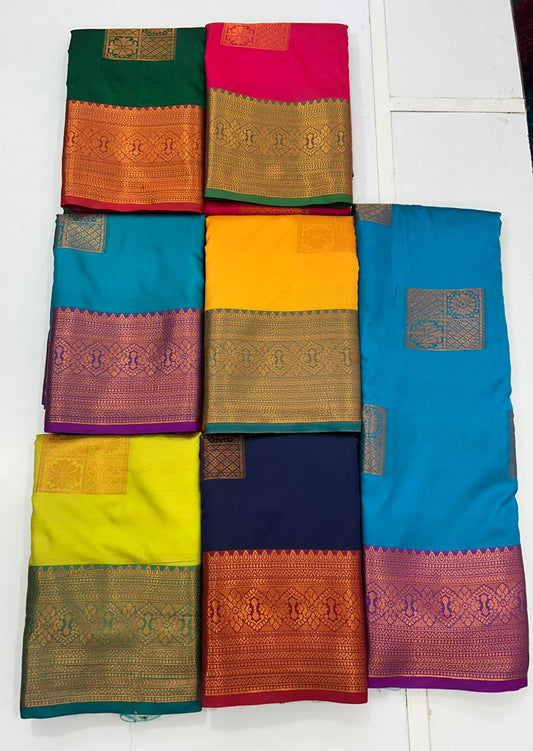 Semi Silk Butta Saree (2530A)