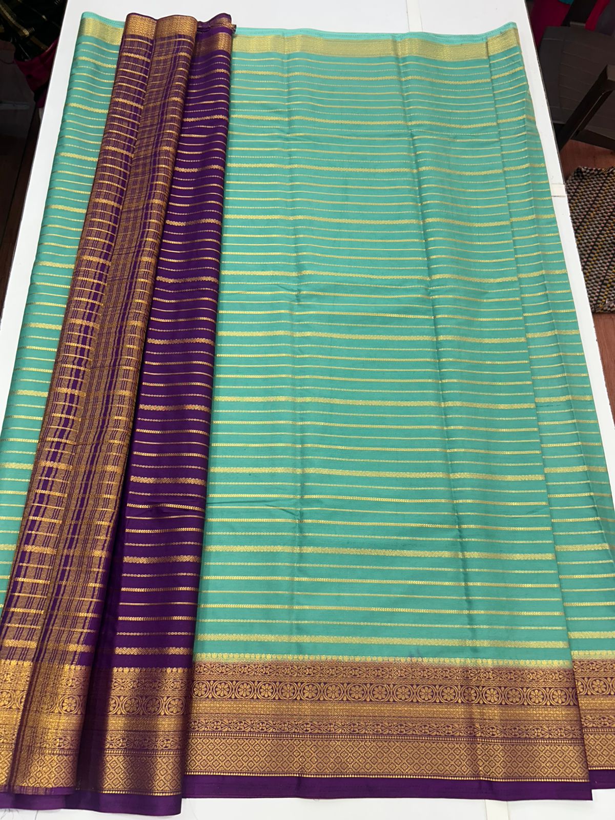 Crepe Georgette Body Lines Saree (2551)