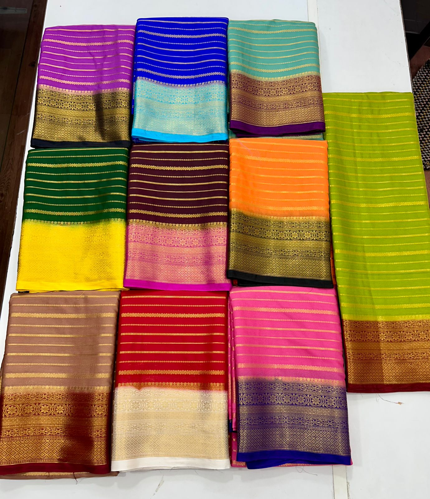 Crepe Georgette Body Lines Saree (2551)