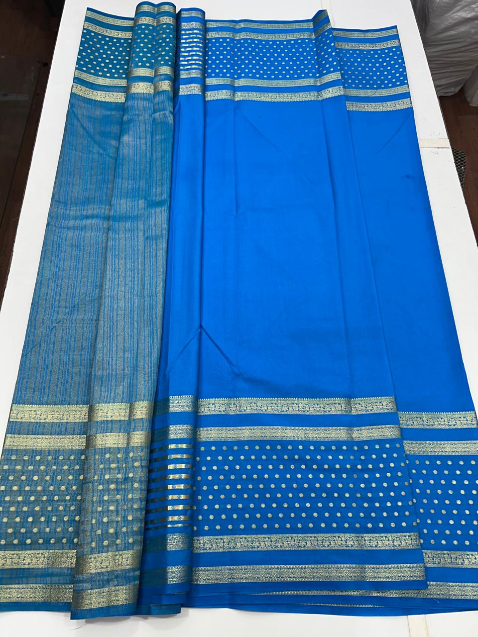 Mysore Crepe Self Saree (2568)