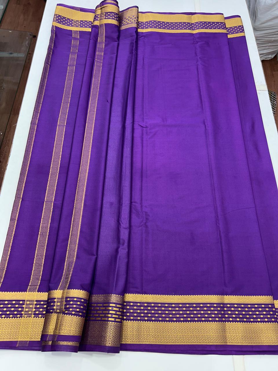 Mysore Crepe Pure Border Self Saree (2567)