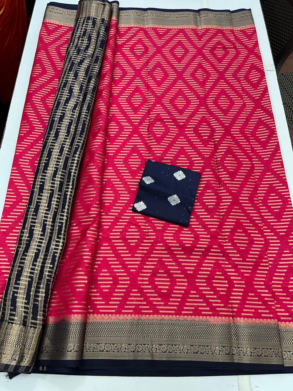 Viscos Georgette Diamond Saree (2604)
