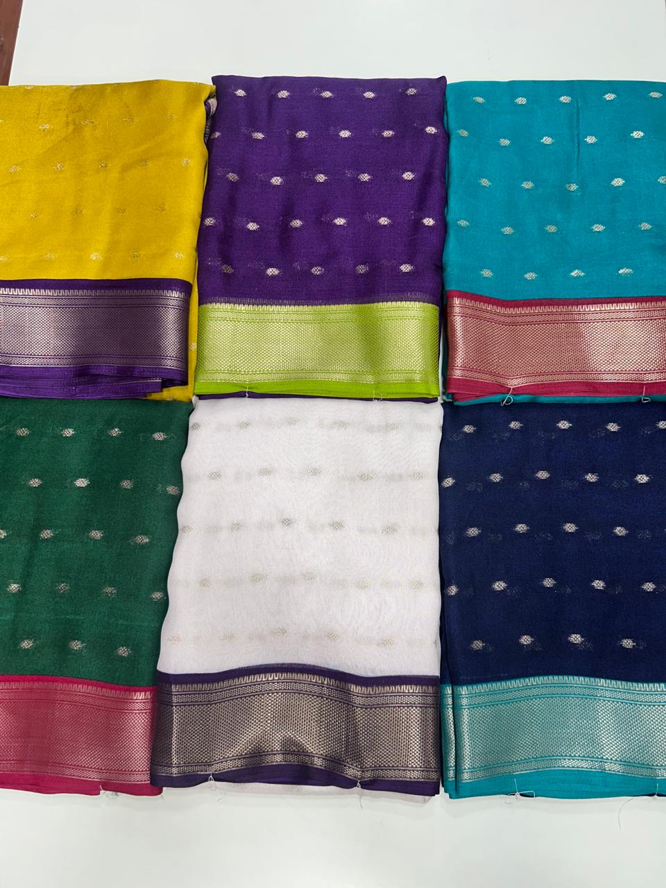 Fancy Georgette Jari Butta Saree (2657)